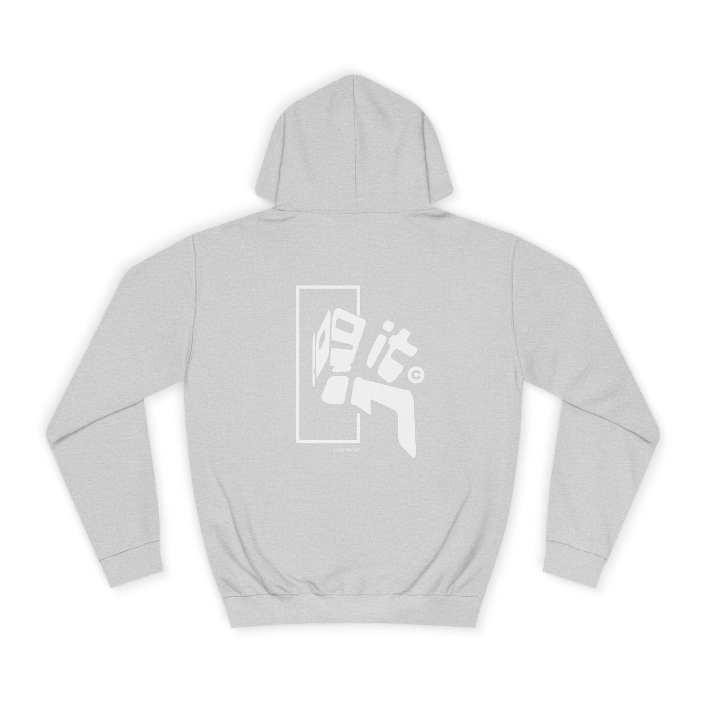 Unisex Log it in Hoodie with Bold Graphic, Casual Wear, Custom Apparel, Gift, Trendy Streetwear