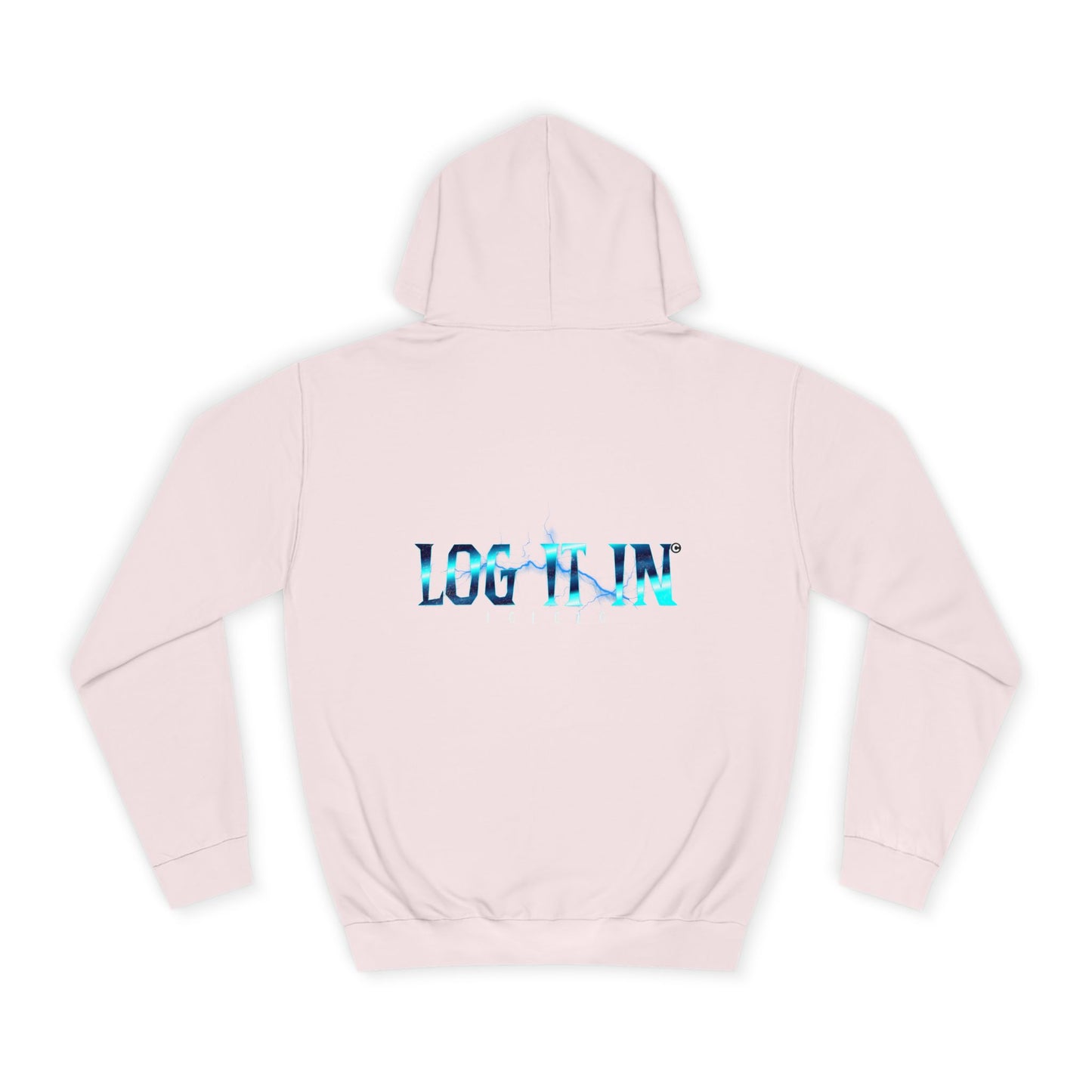 Unisex Hoodie with LOG IT IN Design - Casual Wear, Perfect Gift, Events, and Cozy Days