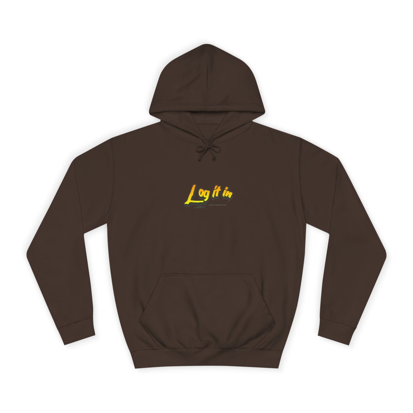 Vibrant Unisex Hoodie - Perfect for Every day Life, Cozy Fall Days, Gifts, Casual Wear, Log it In Design