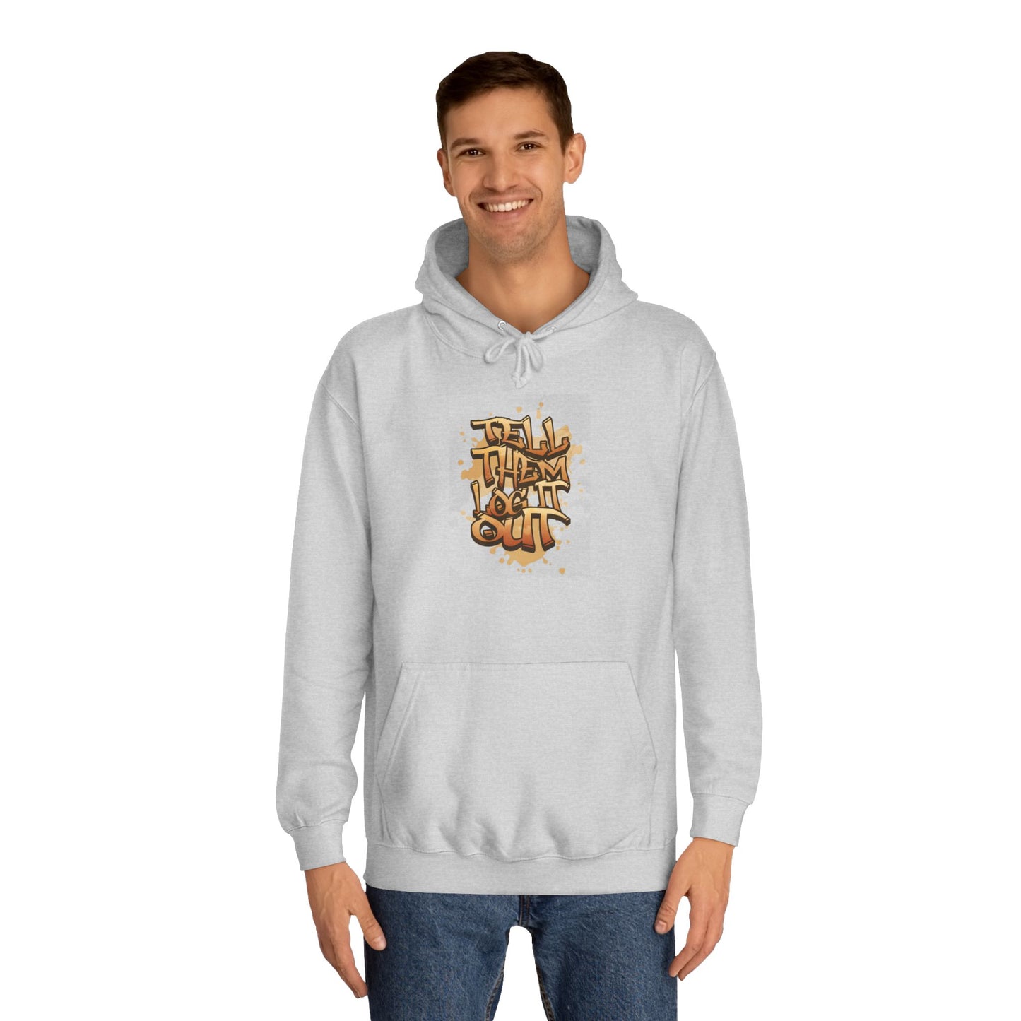 Unisex Hoodie with Graffiti Art, Streetwear Style, Casual Outfit, Gift, Trendy Hoodie for Everyday Life