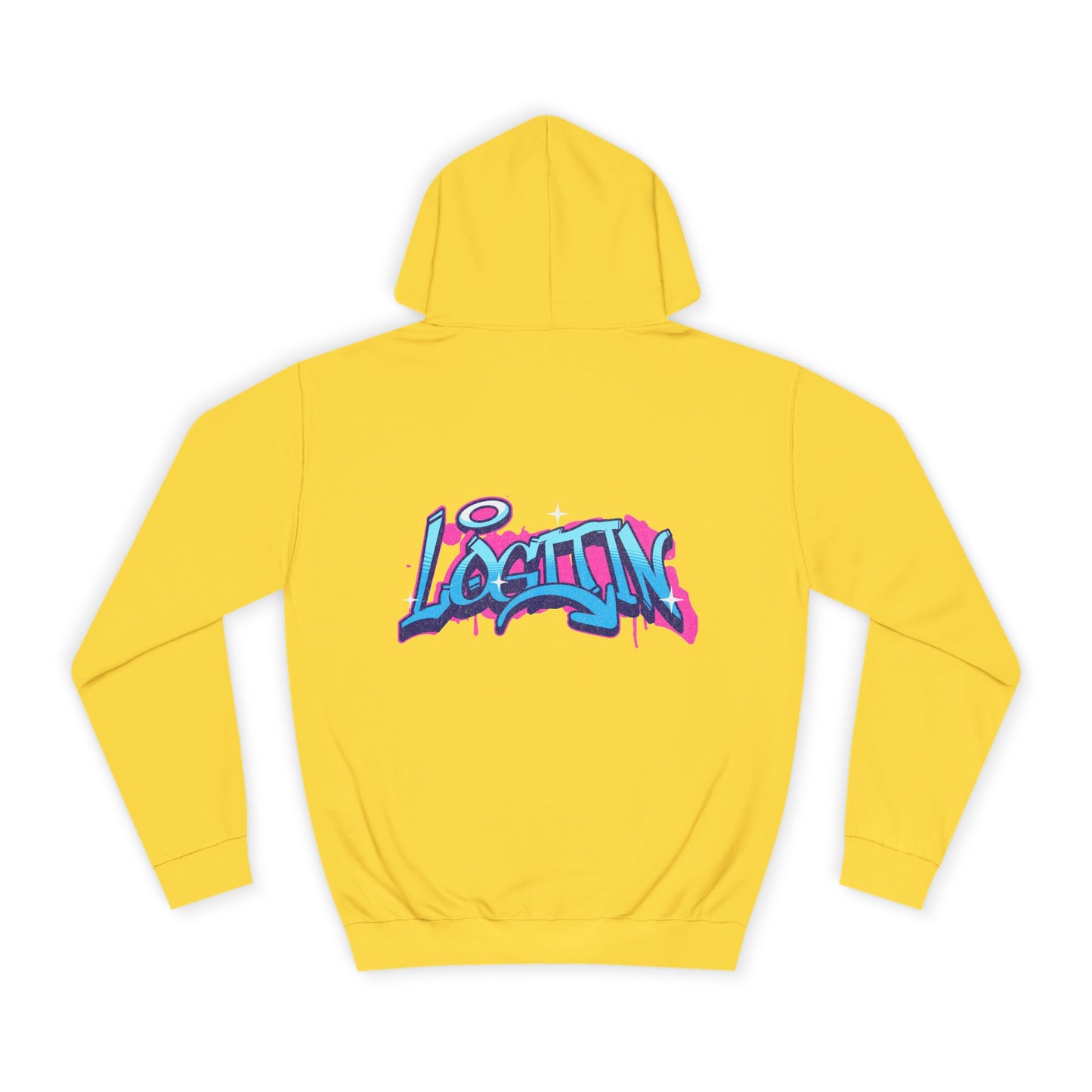 Vibrant Log it in Hoodie, Unisex Cozy Sweatshirt, Trendy Streetwear, Perfect for Life, Gift for Stylish Fall Apparel