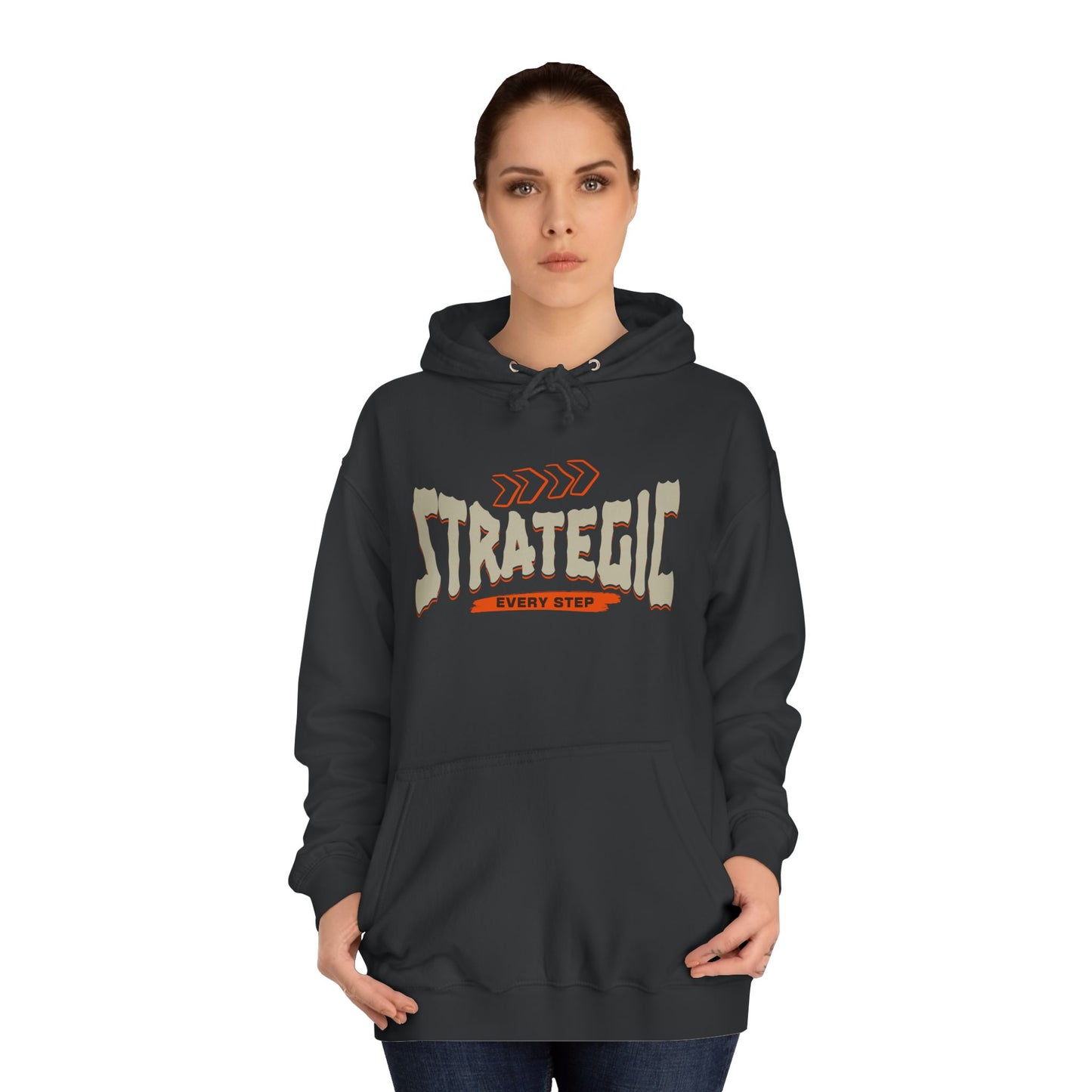 Strategic Unisex Hoodie - Every Step - Cozy Style for joints & Trendsetters