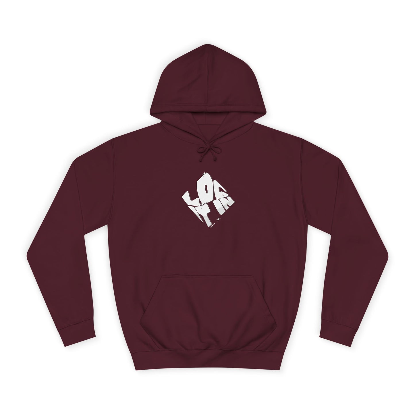 Stylish Unisex Log it in Hoodie - Trendy Wear, Comfortable Everyday Style, Perfect Gift, Graduation, Casual Outings