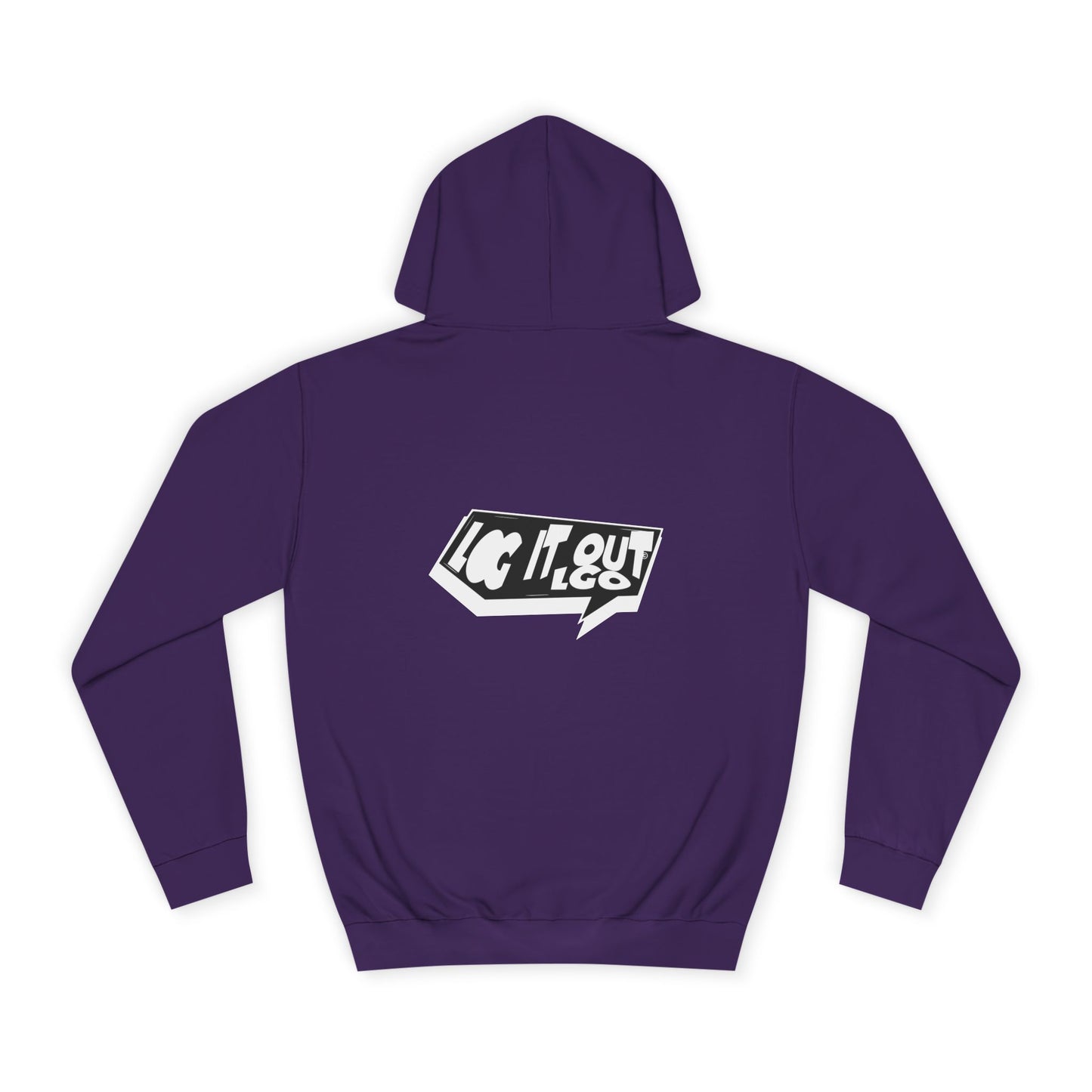 Chill Vibes Unisex Log it out Hoodie - Perfect for Campus Wear, Gifts, Casual Outfits, Fall/Winter Style, Cozy Fashion