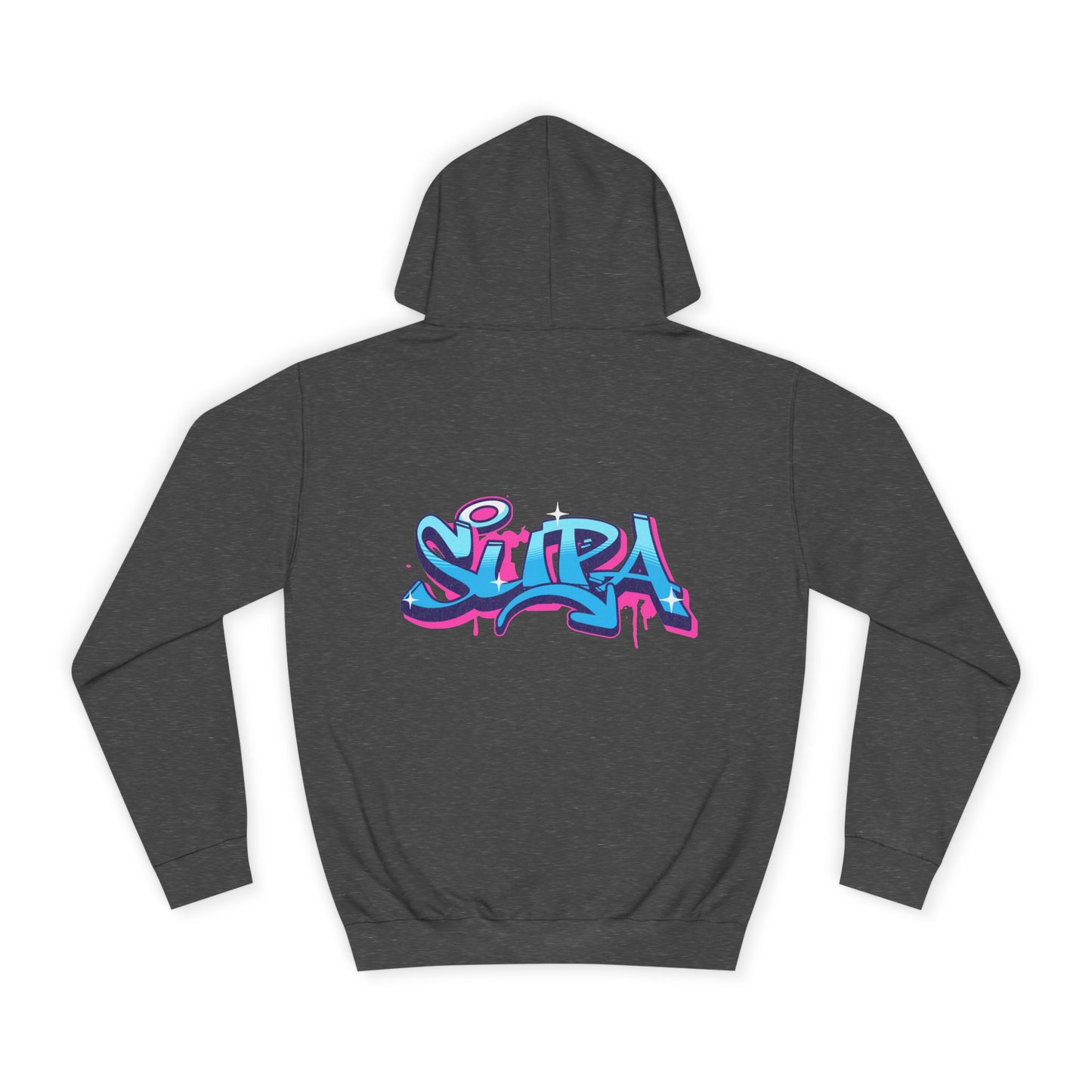 Unisex Hoodie with Colorful Graffiti Design - Casual Streetwear, Custom Apparel, Gift, Everyday Wear, Cozy Layering