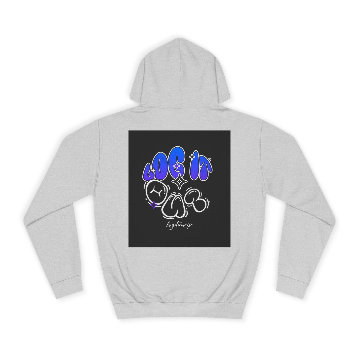 Vibrant Log it out Spirit Hoodie, Unisex Hoodie, Comfortable Sweatshirt, Graphic Hooded Sweatshirt,