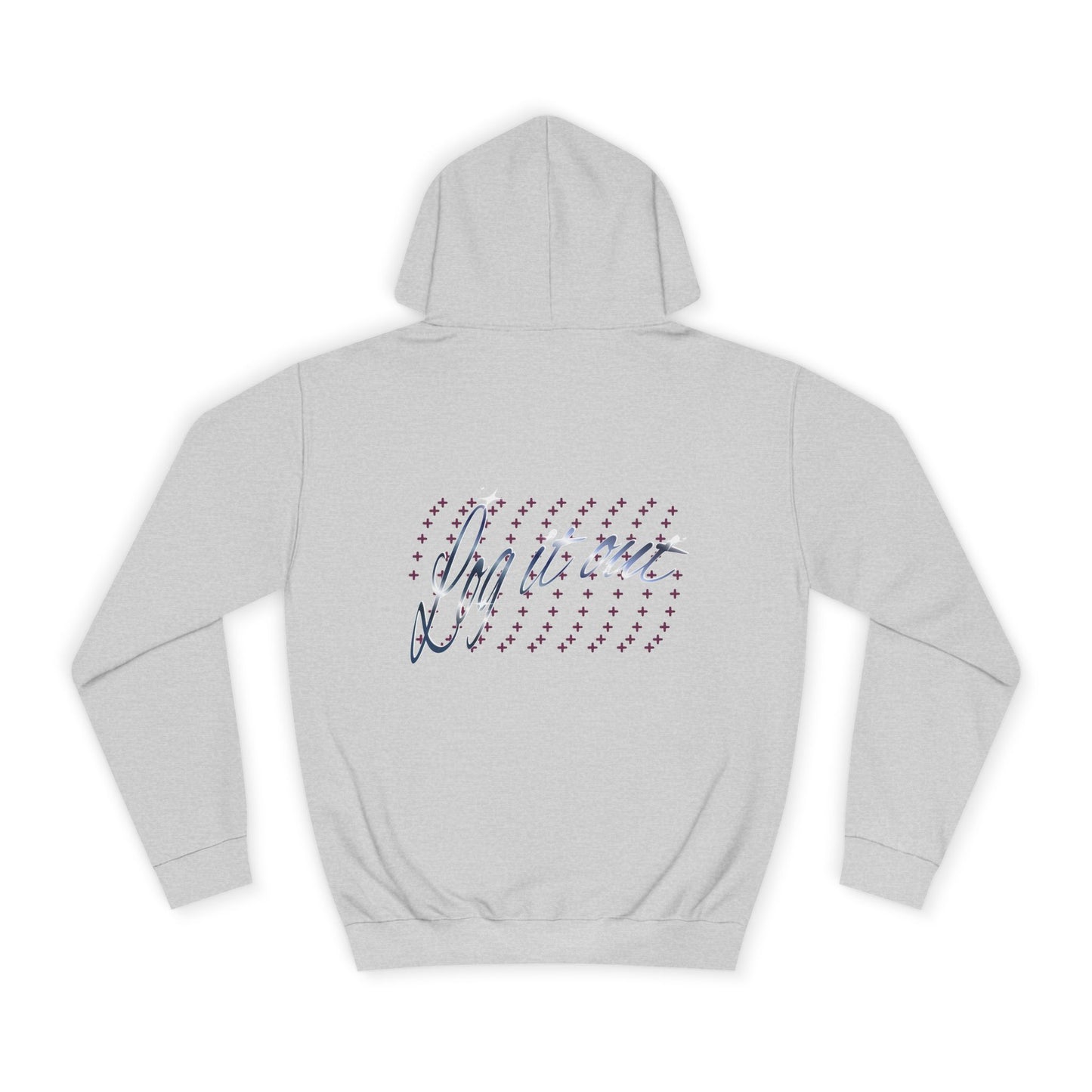 Stylish Unisex 'Log it out' Hoodie with Trendy Script Design, Perfect for Casual Wear, Gift, Apparel, Unisex Fashion