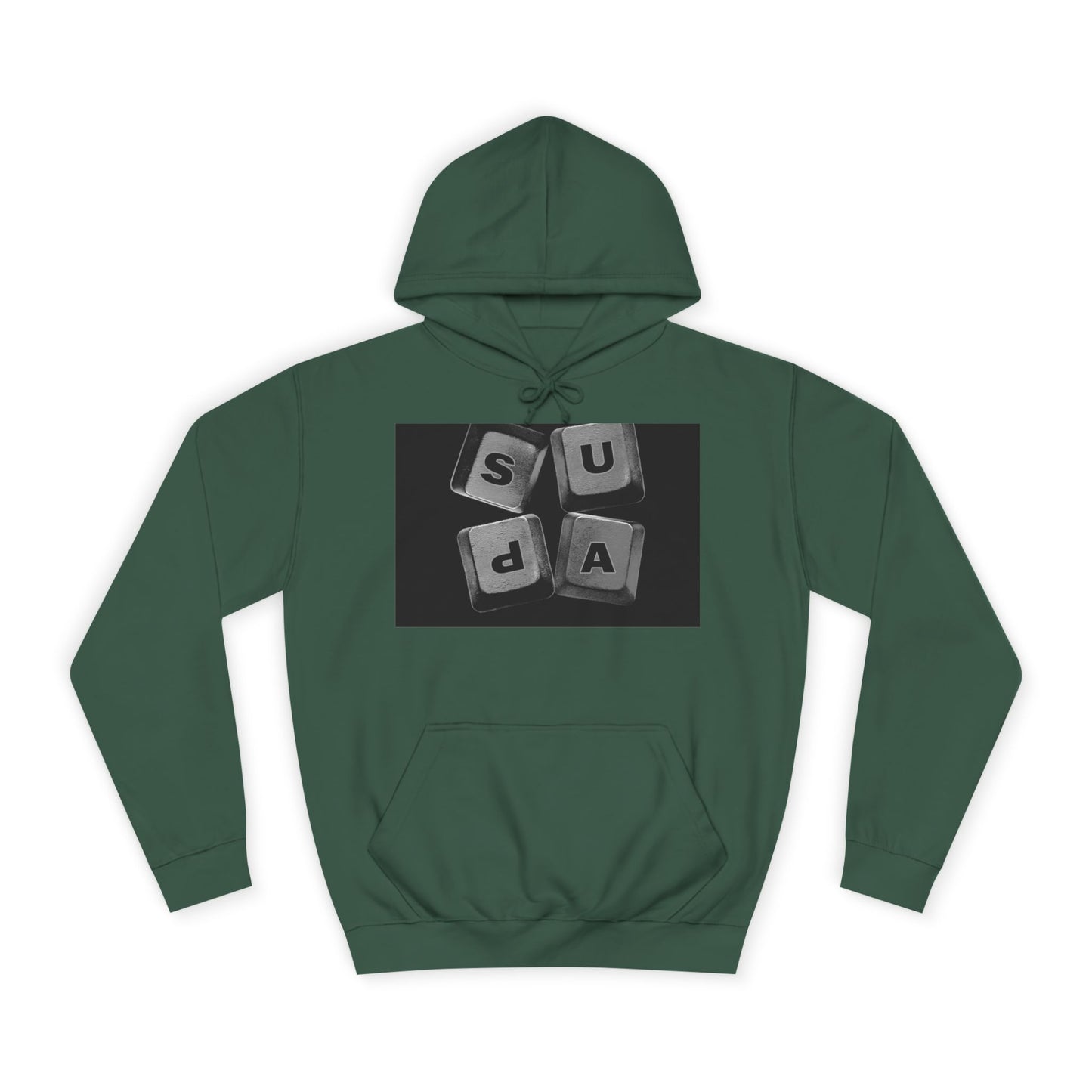 Unisex Hoodie with Graphic Design, Casual Wear, Cozy Layering,Spirit Wear