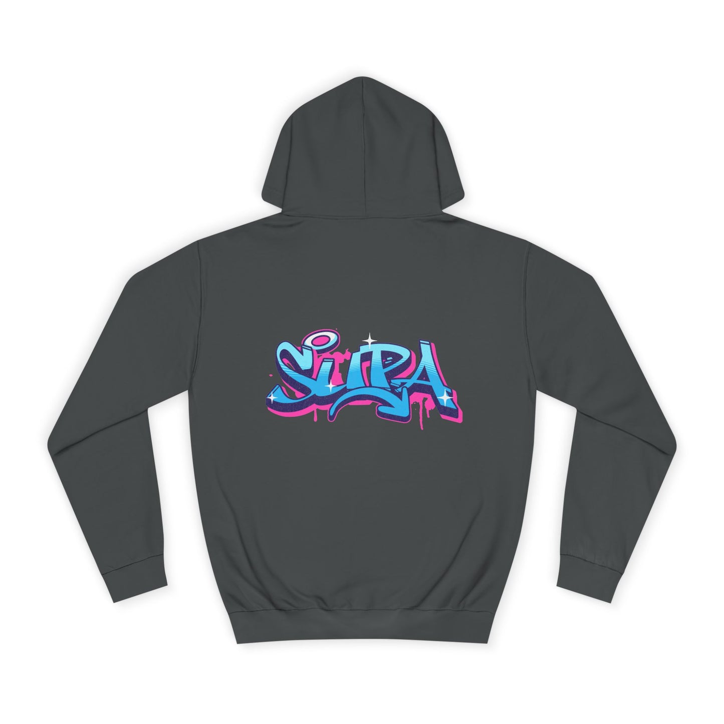 Unisex Hoodie with Colorful Graffiti Design - Casual Streetwear, Custom Apparel, Gift, Everyday Wear, Cozy Layering