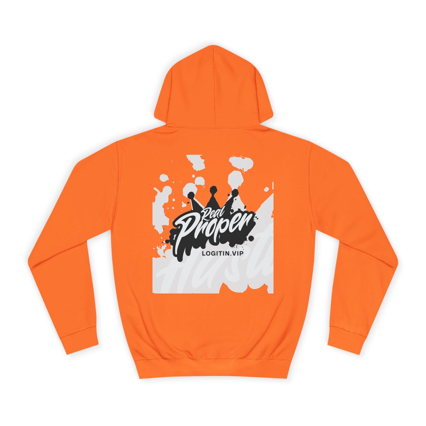 Unisex Hoodie with 'Real Proper' Design | Stylish Casual wear ,Events, Lounge, Gift Idea