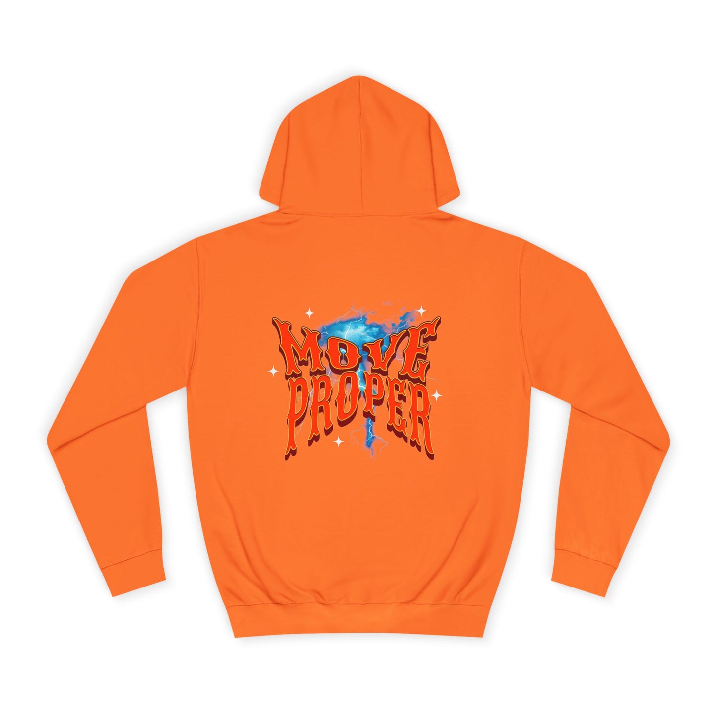 Unisex Hoodie - Move Proper Graphic, Trendy Casual Wear