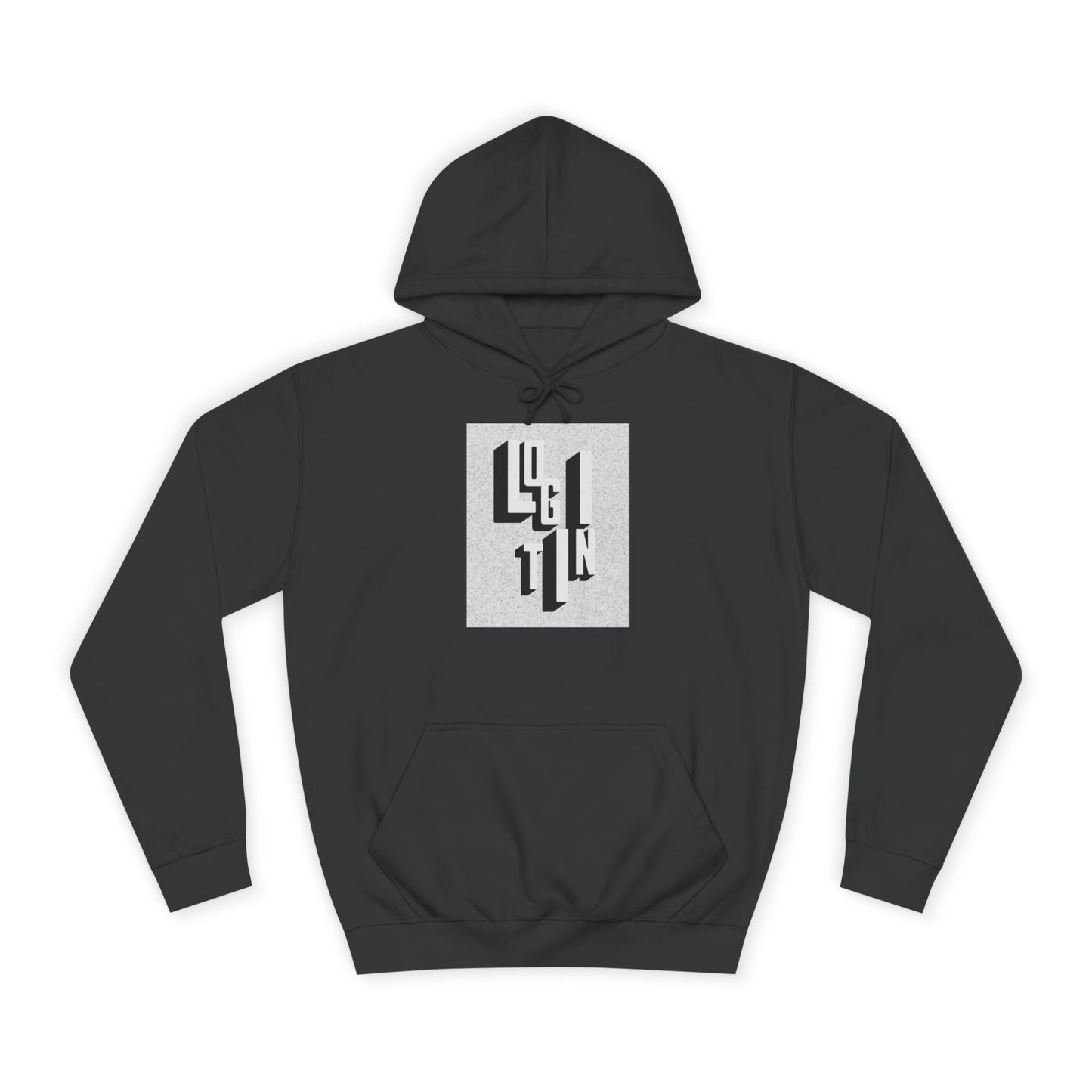 Minimalist Hoodie, Unisex Sweatshirt, Cozy Campus Wear, Student Gift, Modern Graphic Hoodie