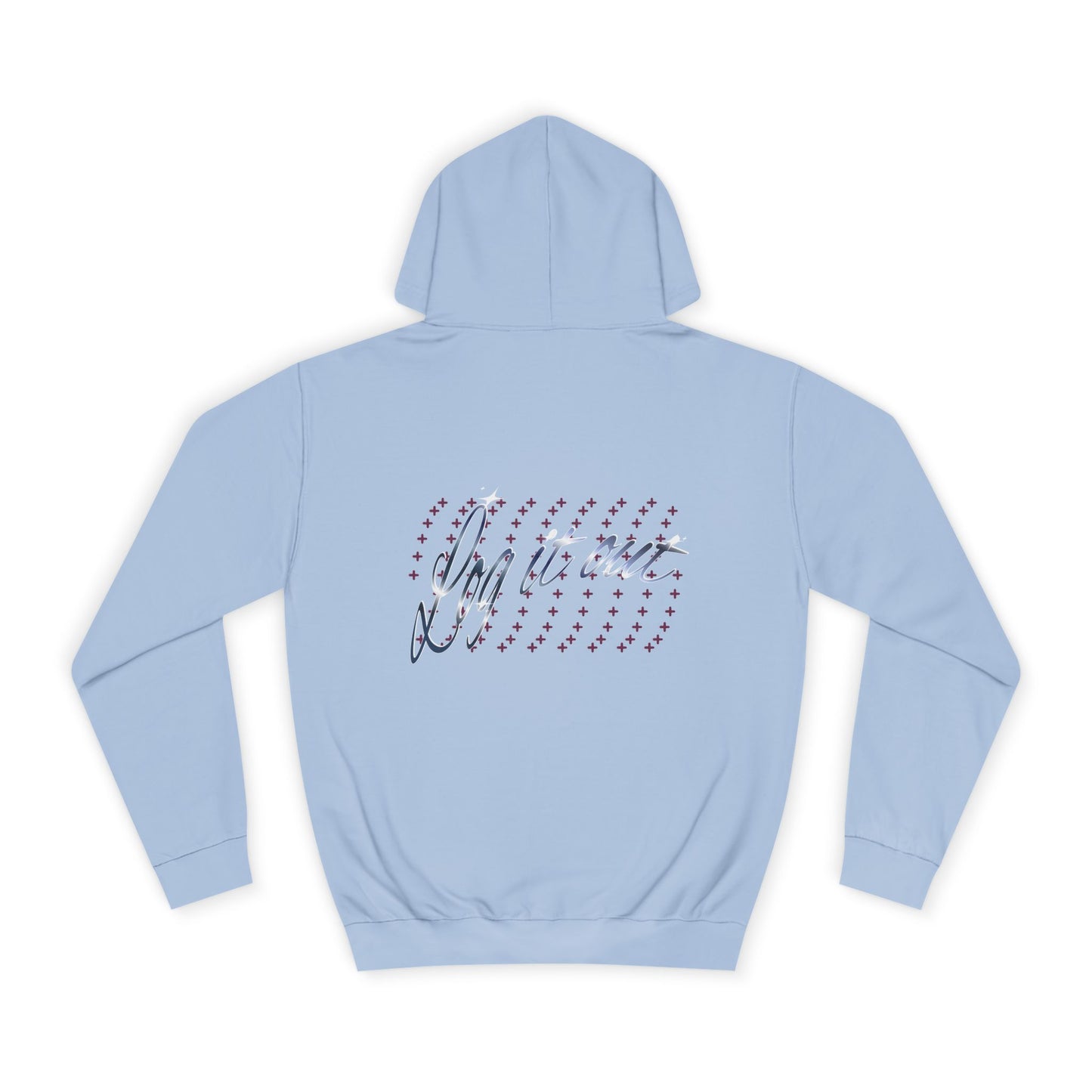 Stylish Unisex 'Log it out' Hoodie with Trendy Script Design, Perfect for Casual Wear, Gift, Apparel, Unisex Fashion