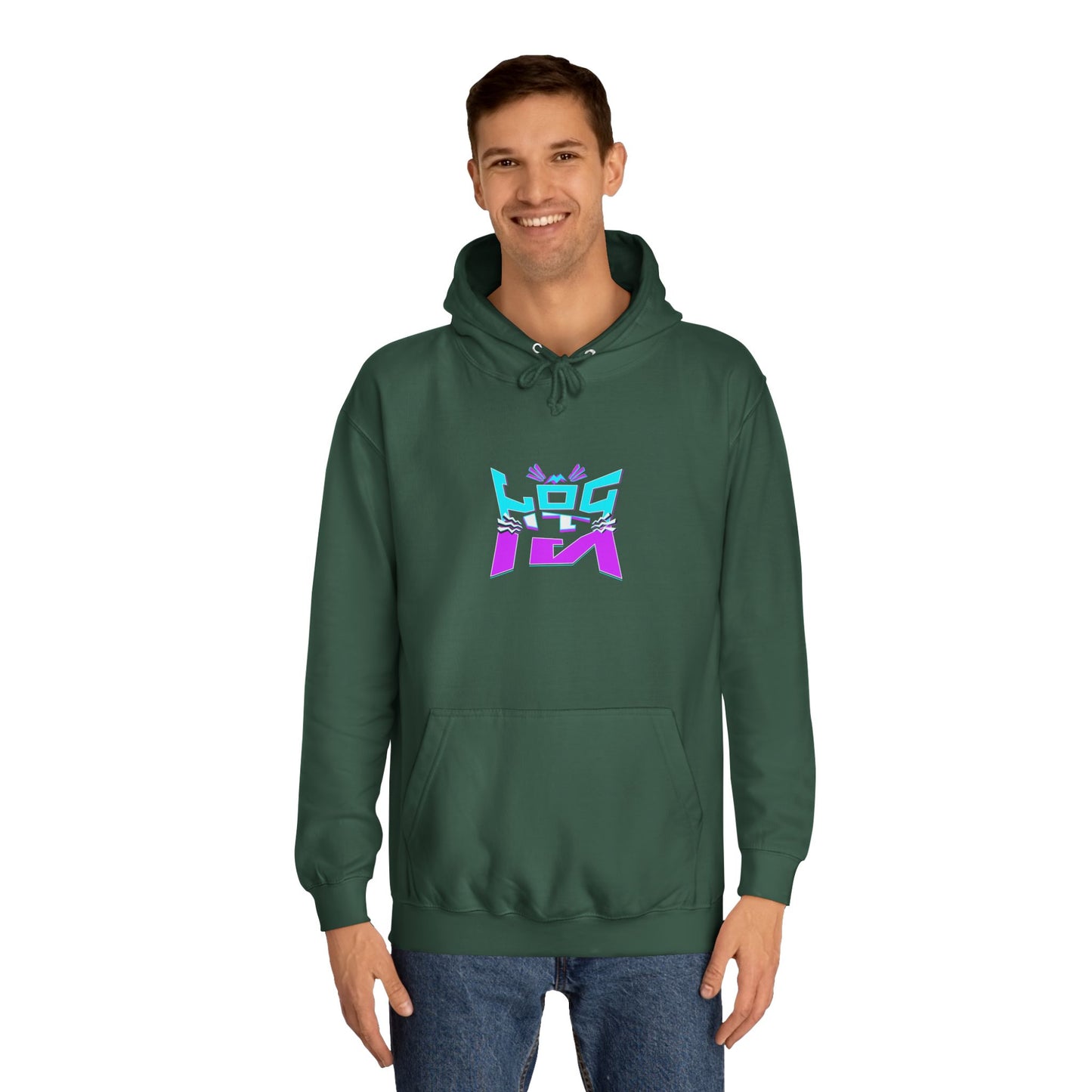 Vibrant Unisex Log it in Hoodie for Everyday Life, Trendy Streetwear, Cozy Wear, Gift for Any One, Casual Everyday Style