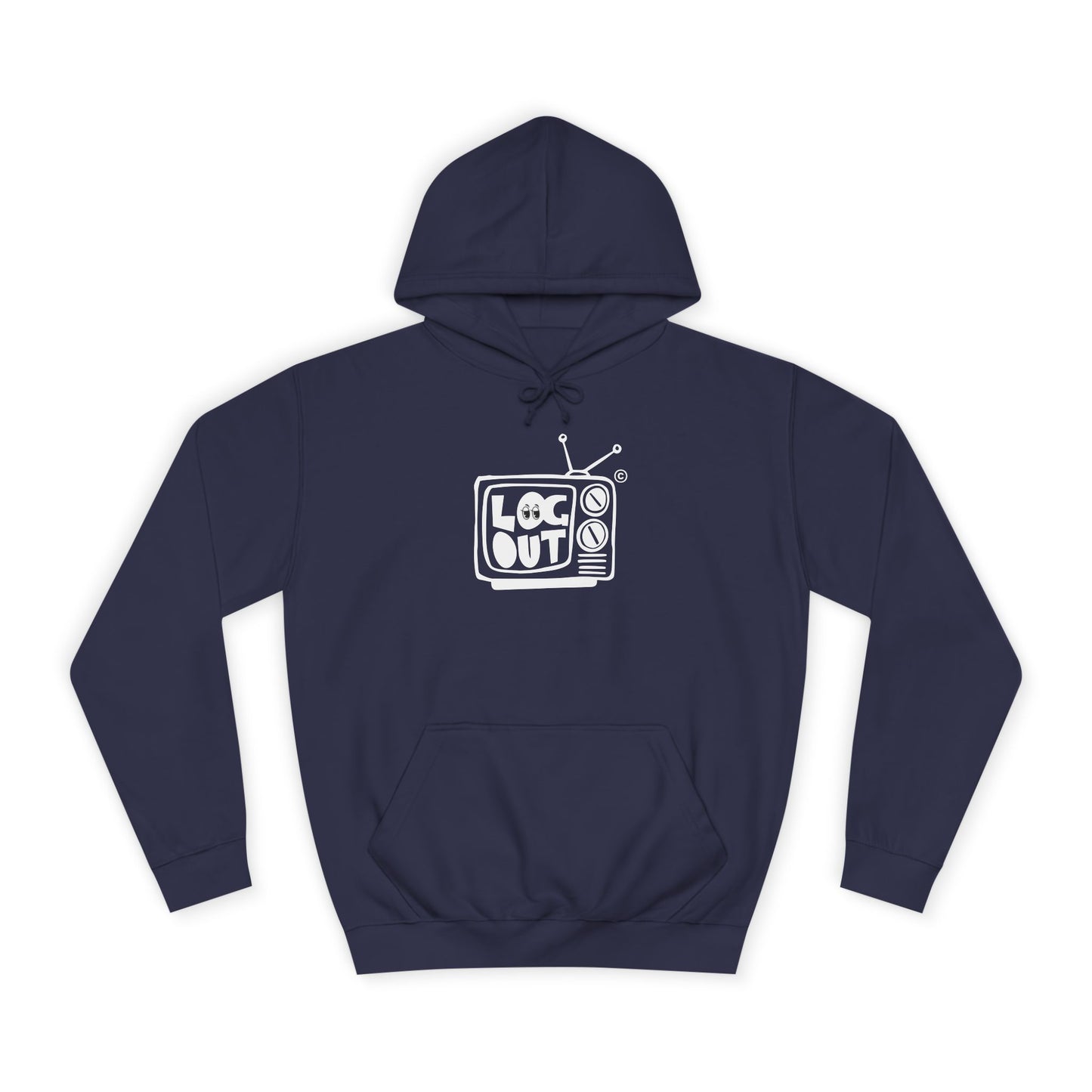 Unisex LOG OUT Hoodie, Cozy Wear, Casual Style, Gift, Trendy Spirit, Everyday Comfort