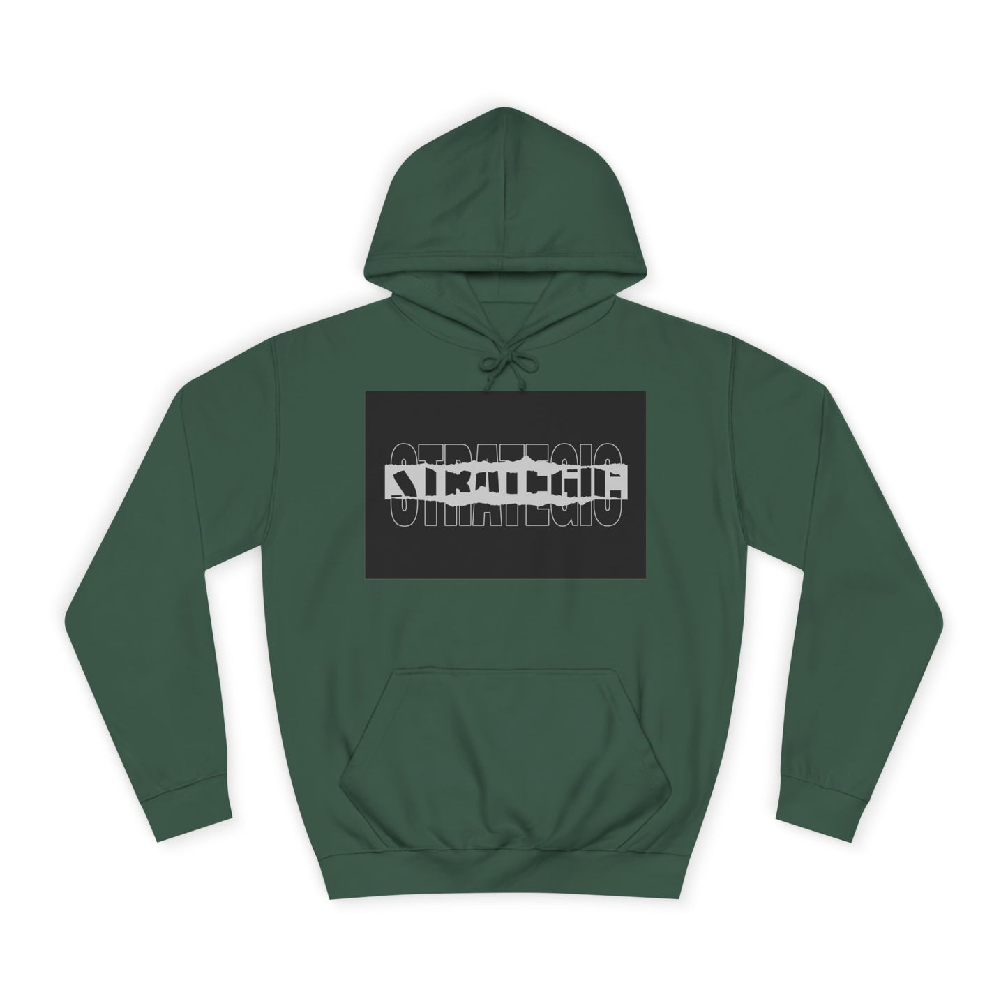 Unisex Hoodie with Strategic Print, Casual Sweatshirt,Gift, Trendy Apparel, Everyday Wear
