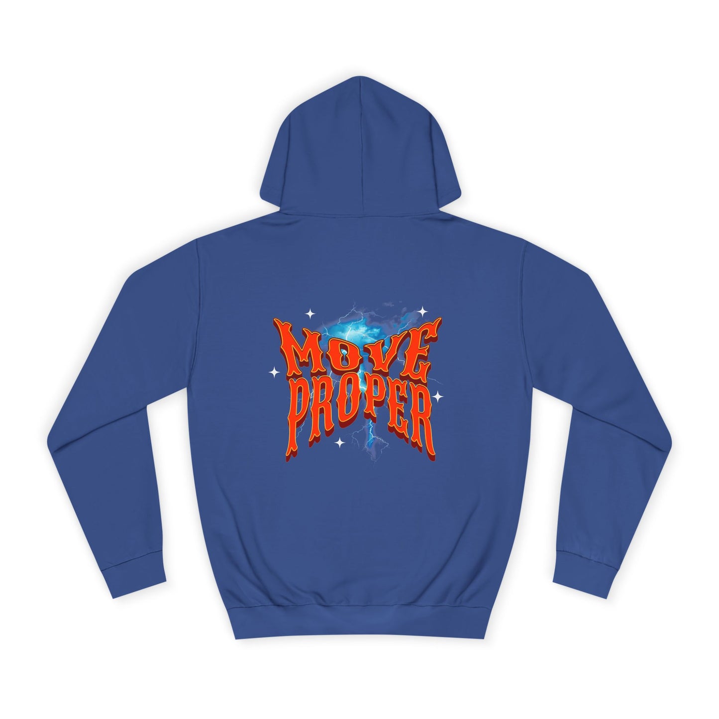 Unisex Hoodie - Move Proper Graphic, Trendy Casual Wear