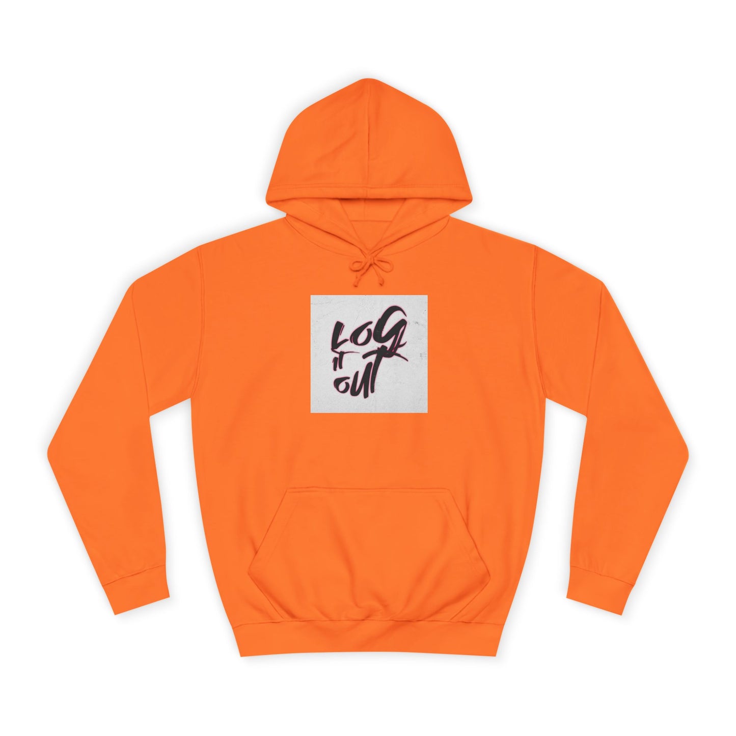 Stylish Unisex Hoodie for Casual Comfort, Perfect for Every day, Log It Out Design, Gift, College Apparel,
