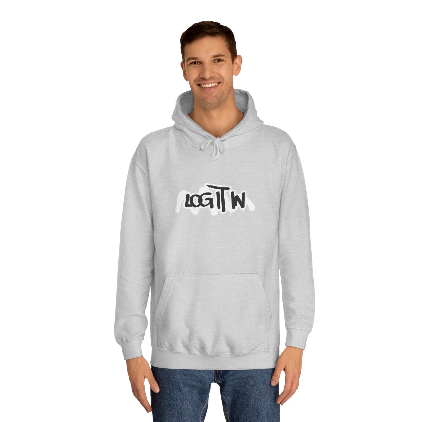 Unisex Log it in Hoodie with Trendy Graphic, Stylish Casual Wear, Gift, Apparel, Cozy Sweatshirt for Every Occasion