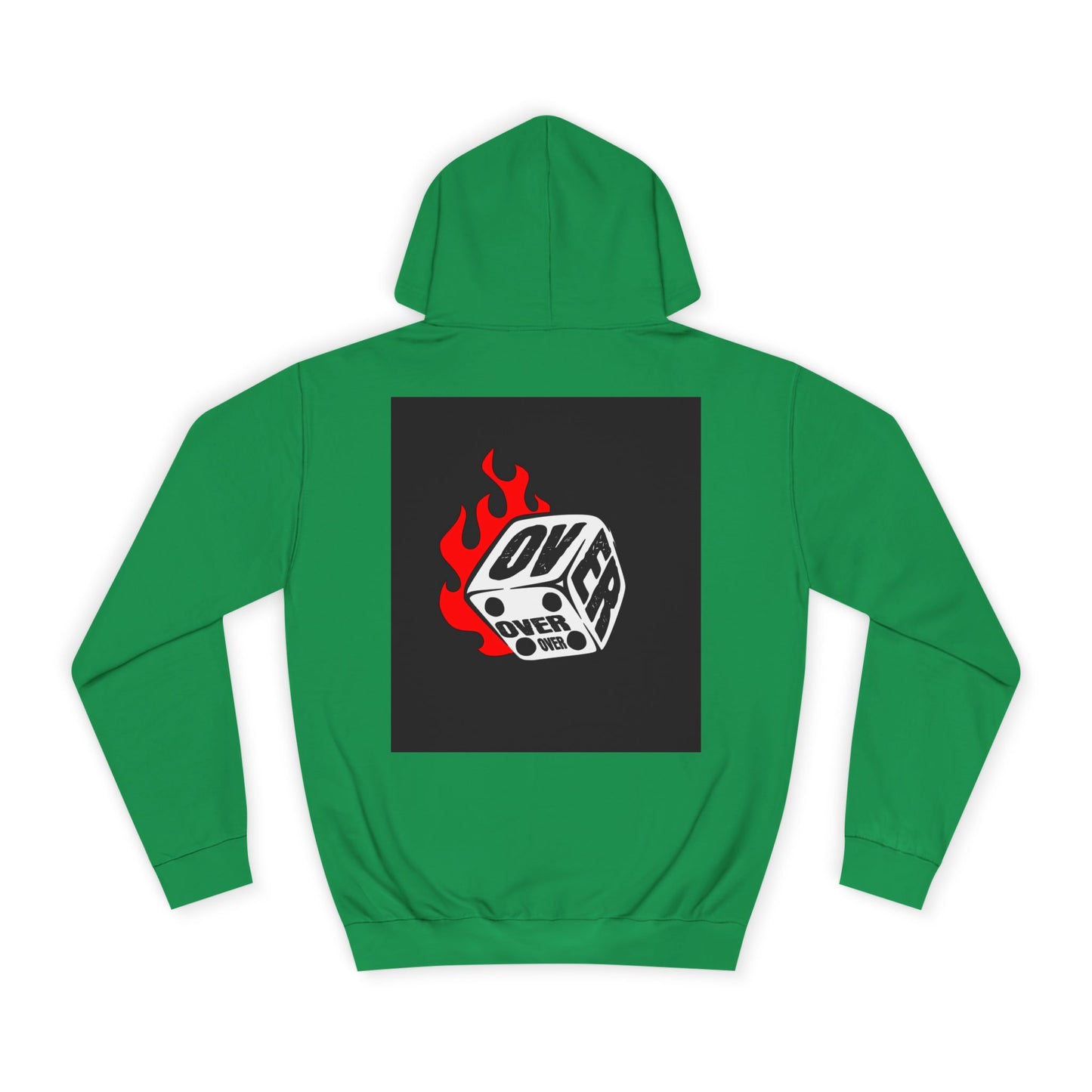 OVER Graphic Hoodie, Oversized Sweatshirt, Trendy Unisex Hoodie, Gift, Casual Layering Top