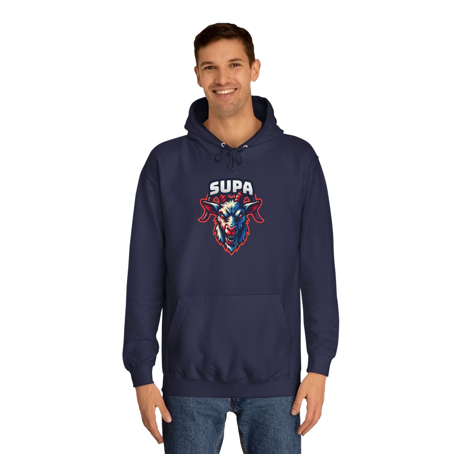 Supa Unisex Hoodie | Cool Gear, Graphic Sweatshirt, Gift, Casual Wear, Graphic Hoodie