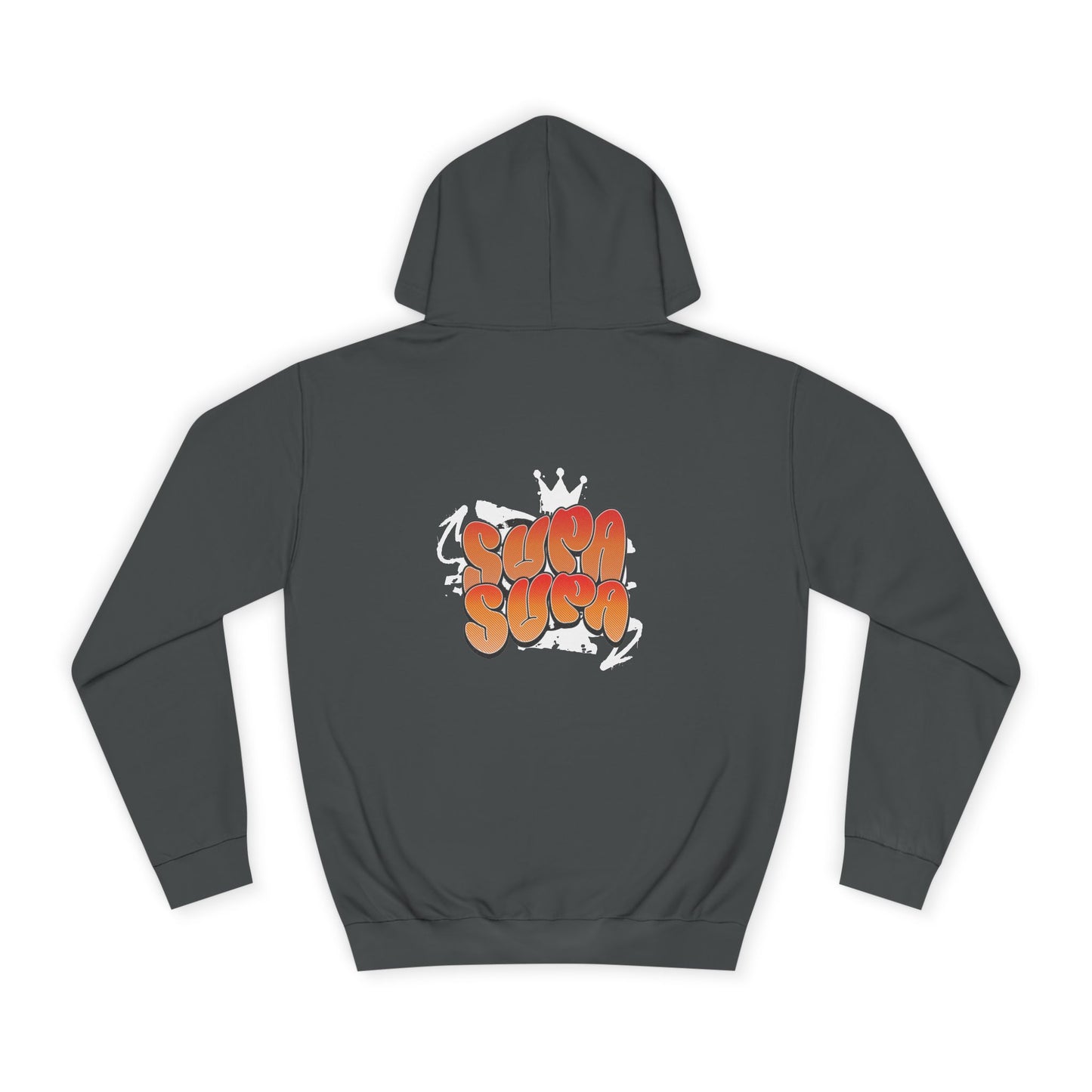Unisex Hoodie with Retro 'Supa Supa' Design