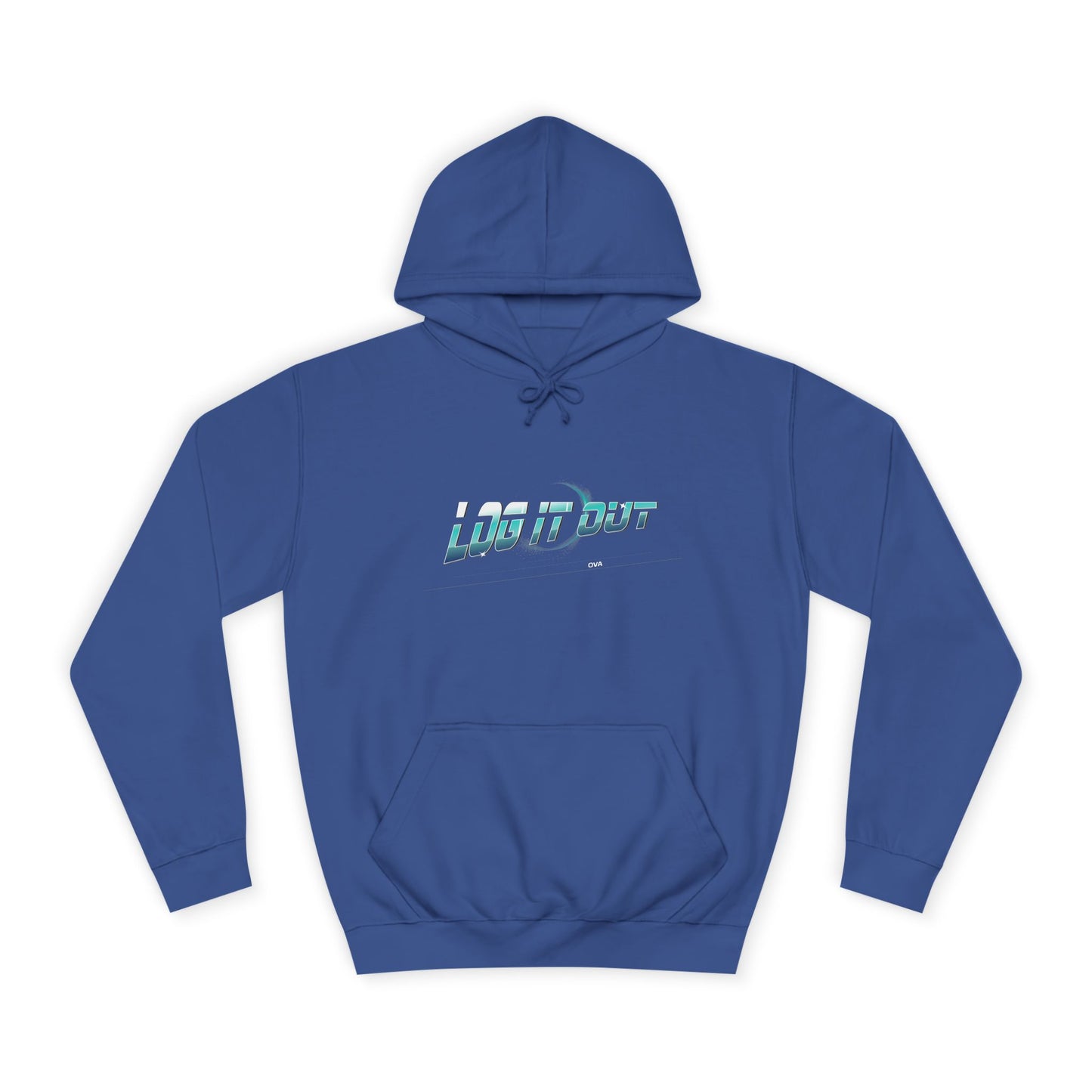 Unisex 'log it out' Hoodie with Retro Style, Ideal for Everyday Wear, Perfect for trendy wear,Gift for Friends