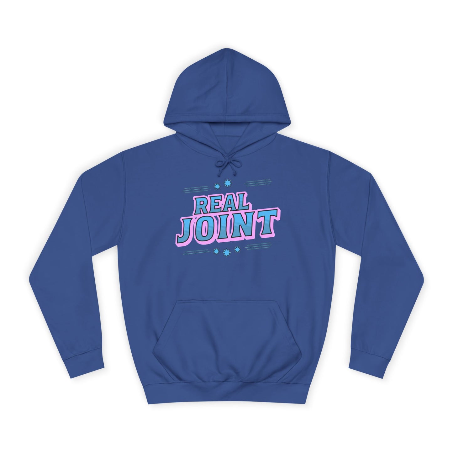 Unisex Hoodie - 'Real Joint' Graphic Sweatshirt for Casual Style