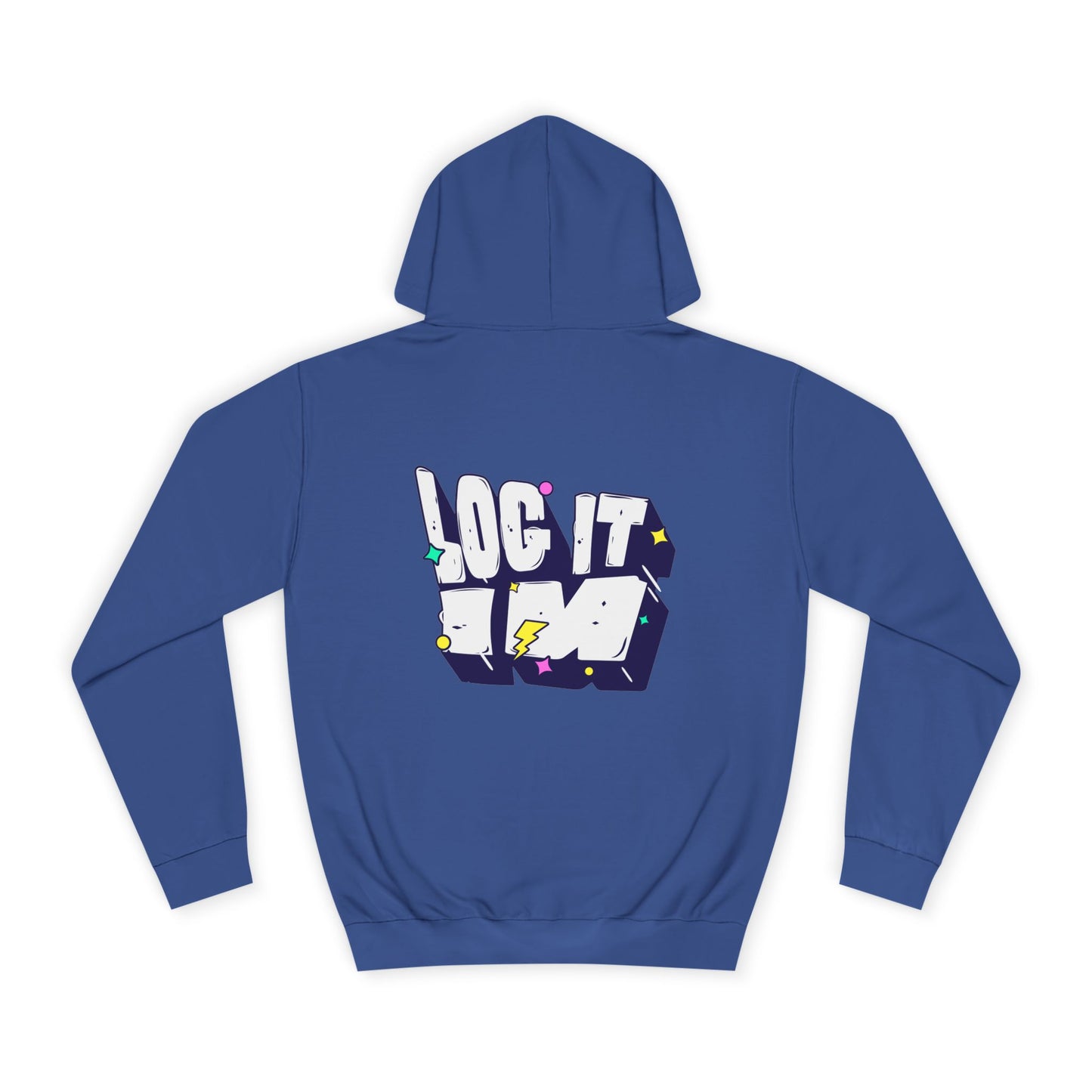 Vibrant Unisex LOG IT IN Hoodie, Trendy Streetwear, Apparel, Unique Gift, Casual Everyday Wear