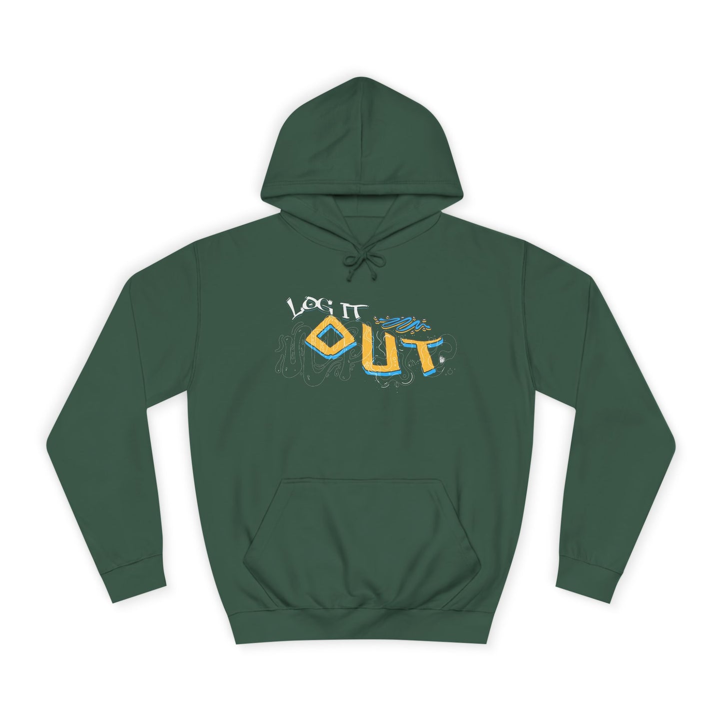 Unisex Log it out Hoodie - Stylish Casual wear, Perfect Gifts, Days Out, Summer Events, Coziness & Trendy Vibes