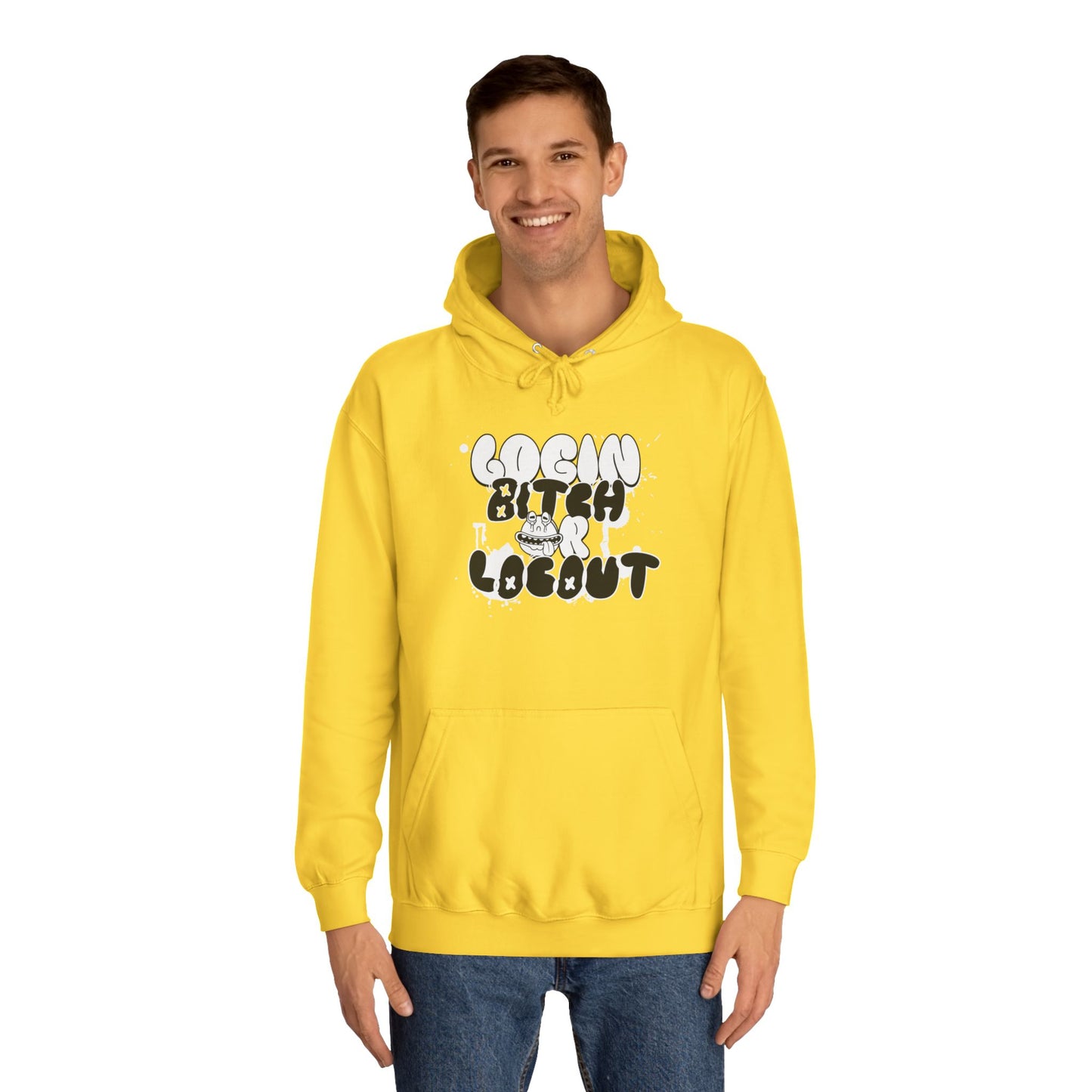 Unisex Hoodie - "Log In Bitch or Log Out" Graphic Hoodie
