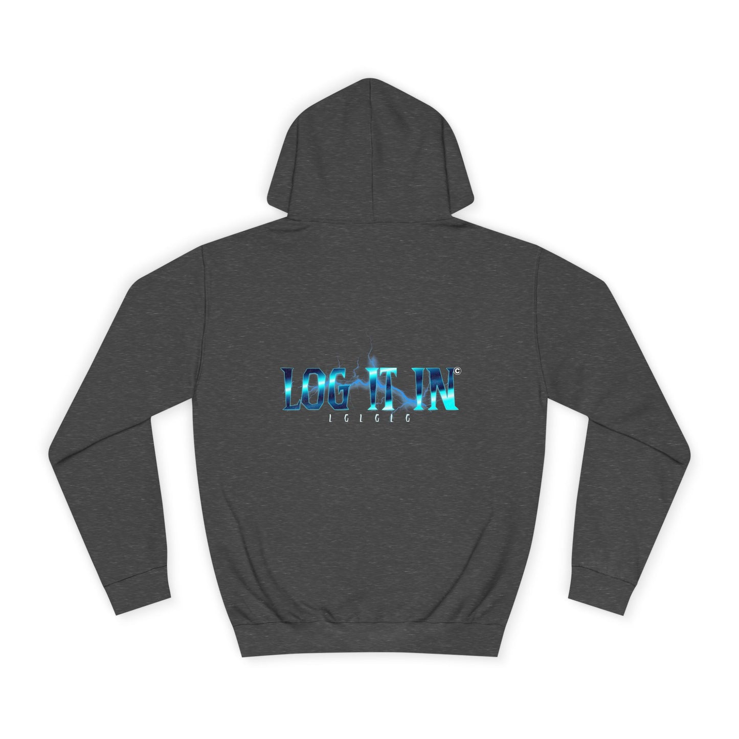 Unisex Hoodie with LOG IT IN Design - Casual Wear, Perfect Gift, Events, and Cozy Days
