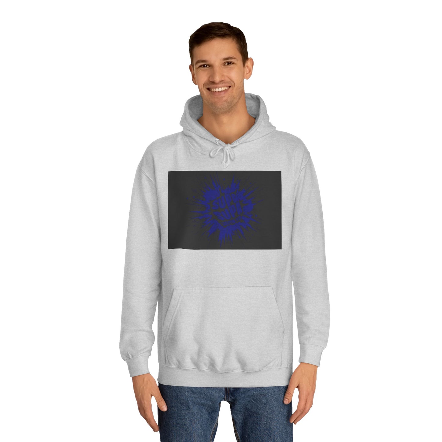 Unisex Supa Supa Hoodie with Bold Graphic Design, Comfortable Casual Wear, Ideal for Everyday, Perfect for Gifting, Spring and Fall Fashion