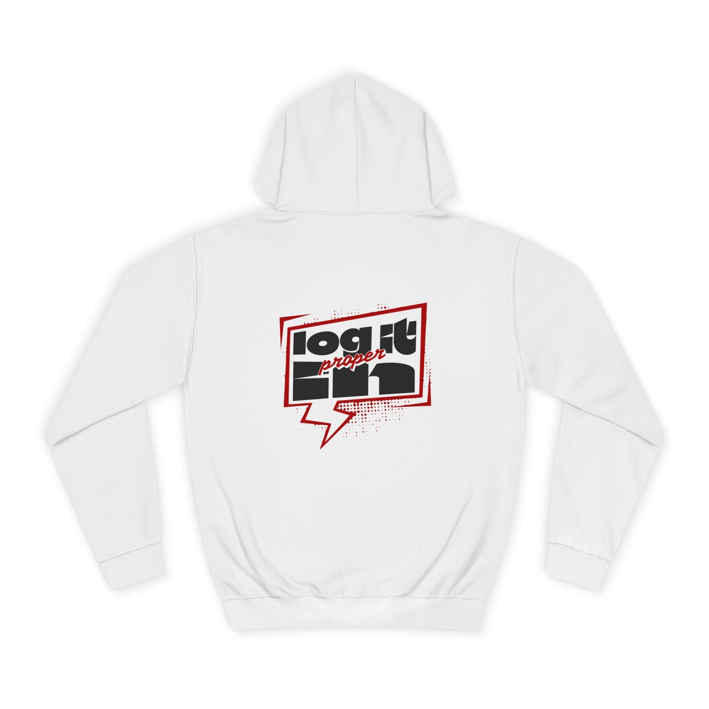 Unisex Log it in Hoodie - Casual Streetwear, College Apparel, Gift, Comfortable Hoodie, Unique Graphic Sweatshirt