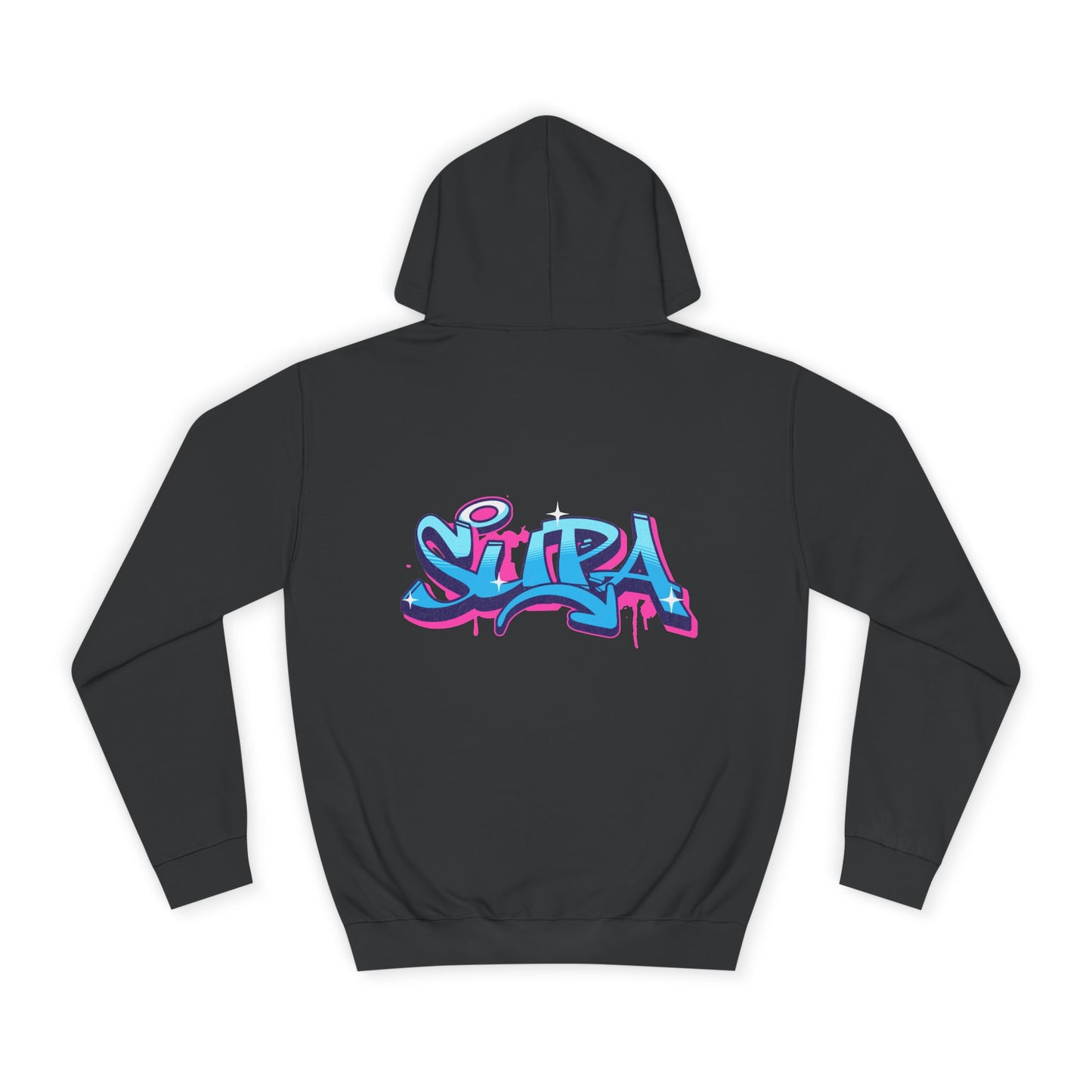 Unisex Hoodie with Colorful Graffiti Design - Casual Streetwear, Custom Apparel, Gift, Everyday Wear, Cozy Layering