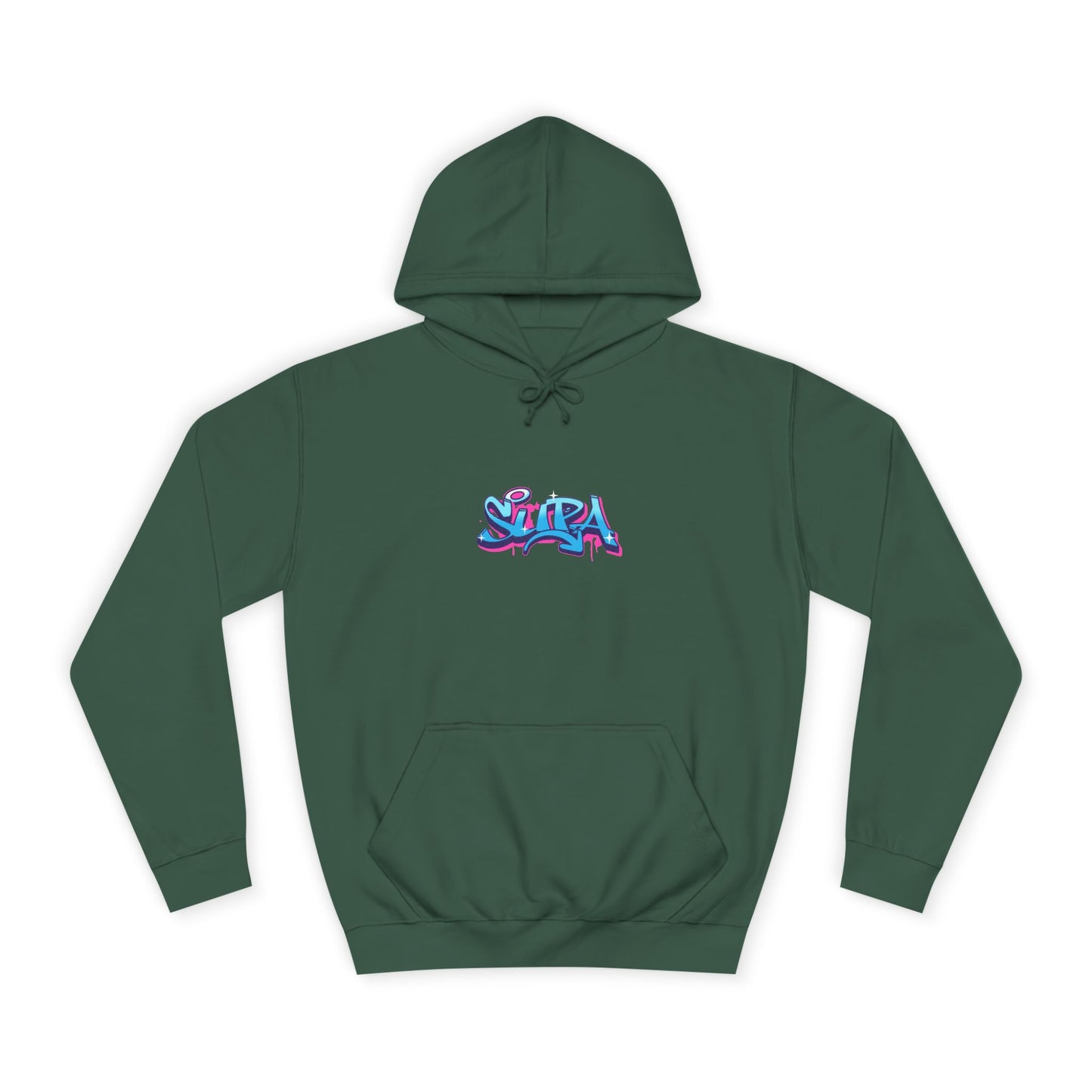 Unisex Hoodie with Colorful Graffiti Design - Casual Streetwear, Custom Apparel, Gift, Everyday Wear, Cozy Layering