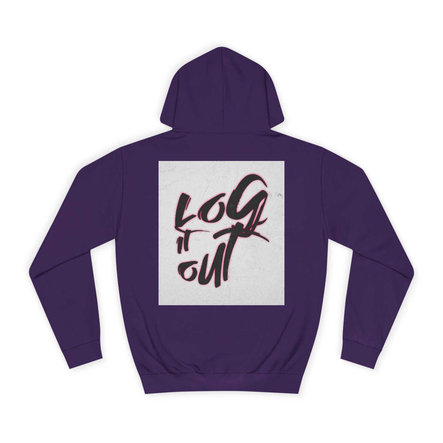 Stylish Unisex Hoodie for Casual Comfort, Perfect for Every day, Log It Out Design, Gift, College Apparel,