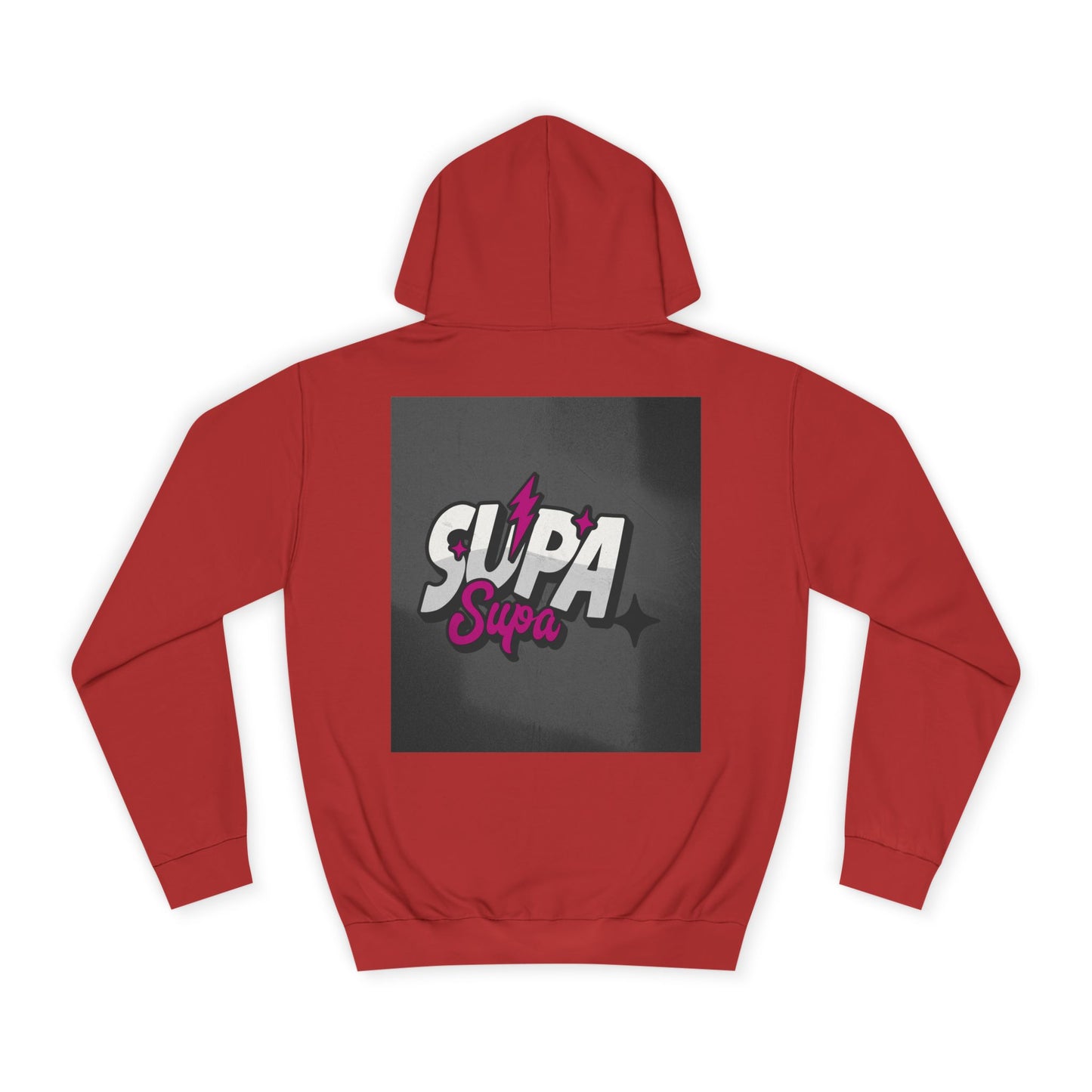 Trendy Unisex Hoodie with Fun 'Supa' Design, Cozy Streetwear, Perfect for Students, Gifts,