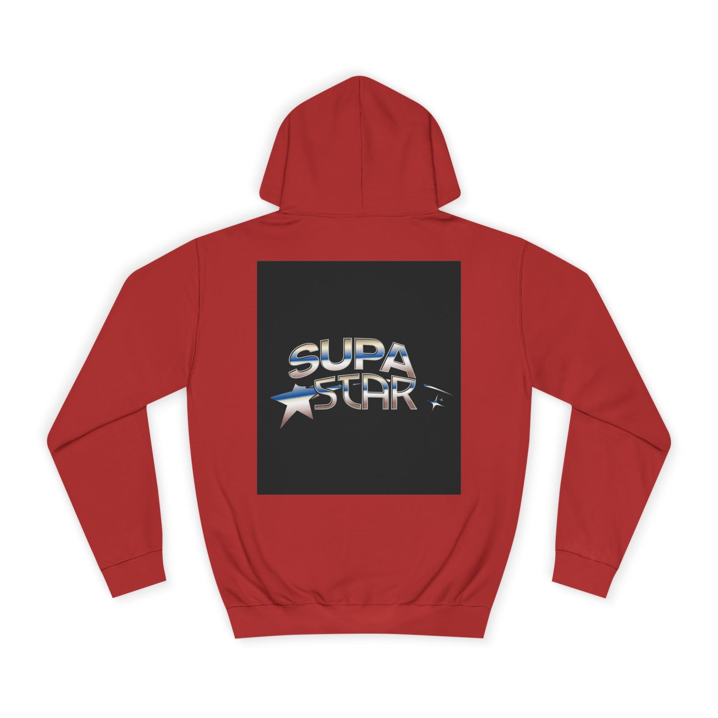 Supa Star Unisex Hoodie | Trendy Custom Apparel, Casual Wear, Star Graphic Hoodie, Adjustable Hooded Sweatshirt, Gift