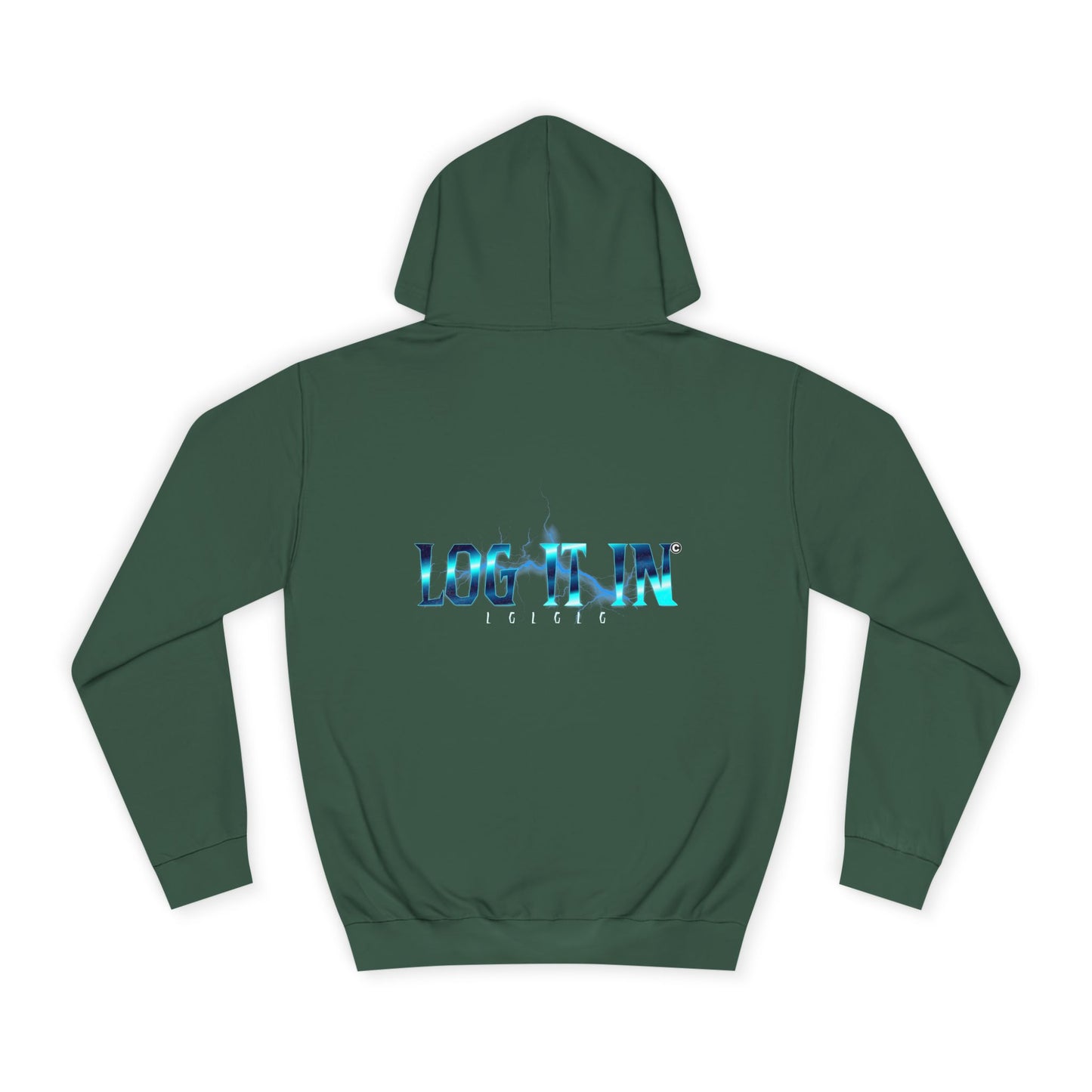 Unisex Hoodie with LOG IT IN Design - Casual Wear, Perfect Gift, Events, and Cozy Days