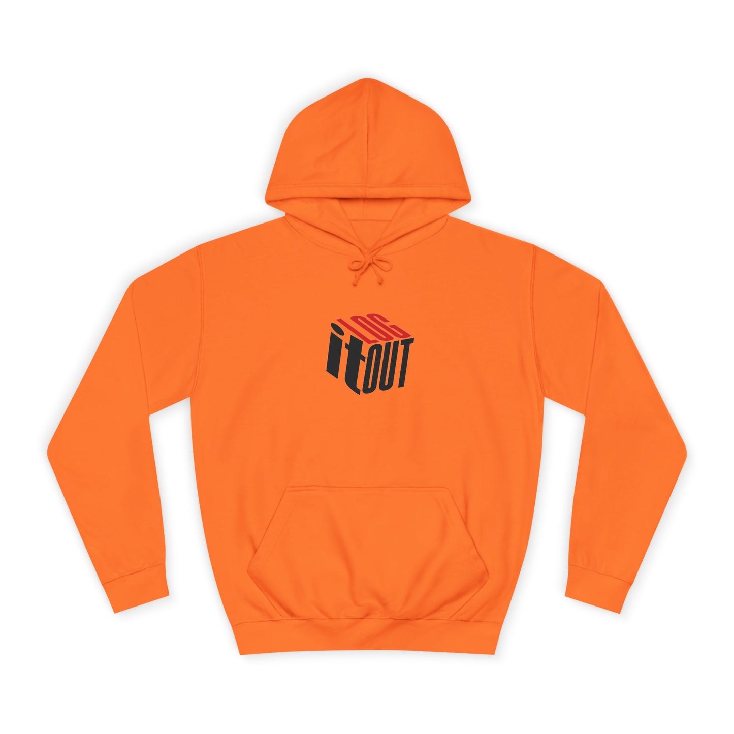 Stylish Unisex Log it out Hoodie with Trendy Graphic, Casual Wear, Cozy Gift, Fun Hoodie for Everyday Use,