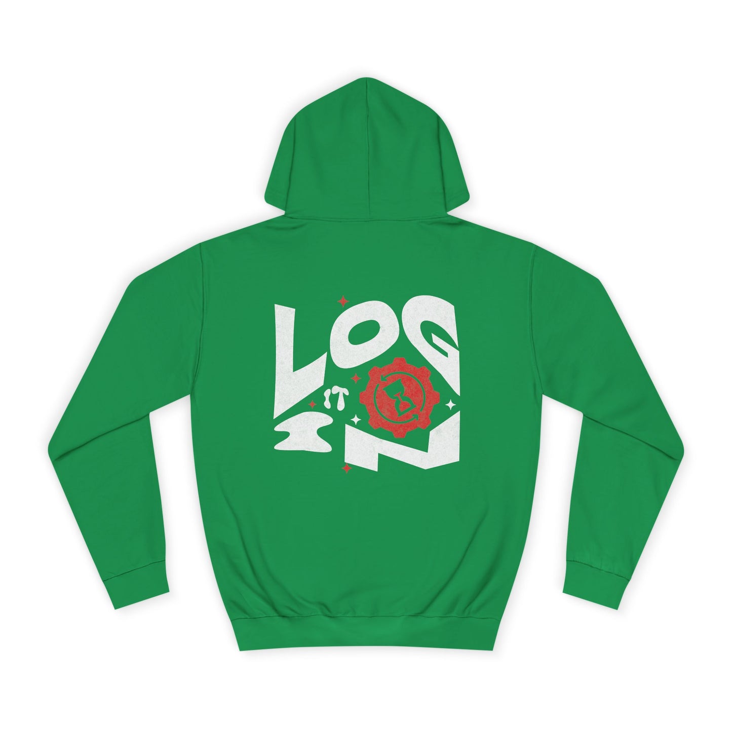 Stylish Log it in Hoodie, Cozy Athletic Wear, Graphic Hoodie, Trendy Apparel, Perfect for Life