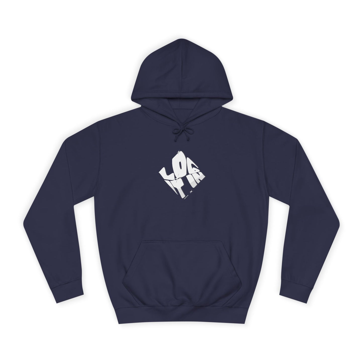 Stylish Unisex Log it in Hoodie - Trendy Wear, Comfortable Everyday Style, Perfect Gift, Graduation, Casual Outings