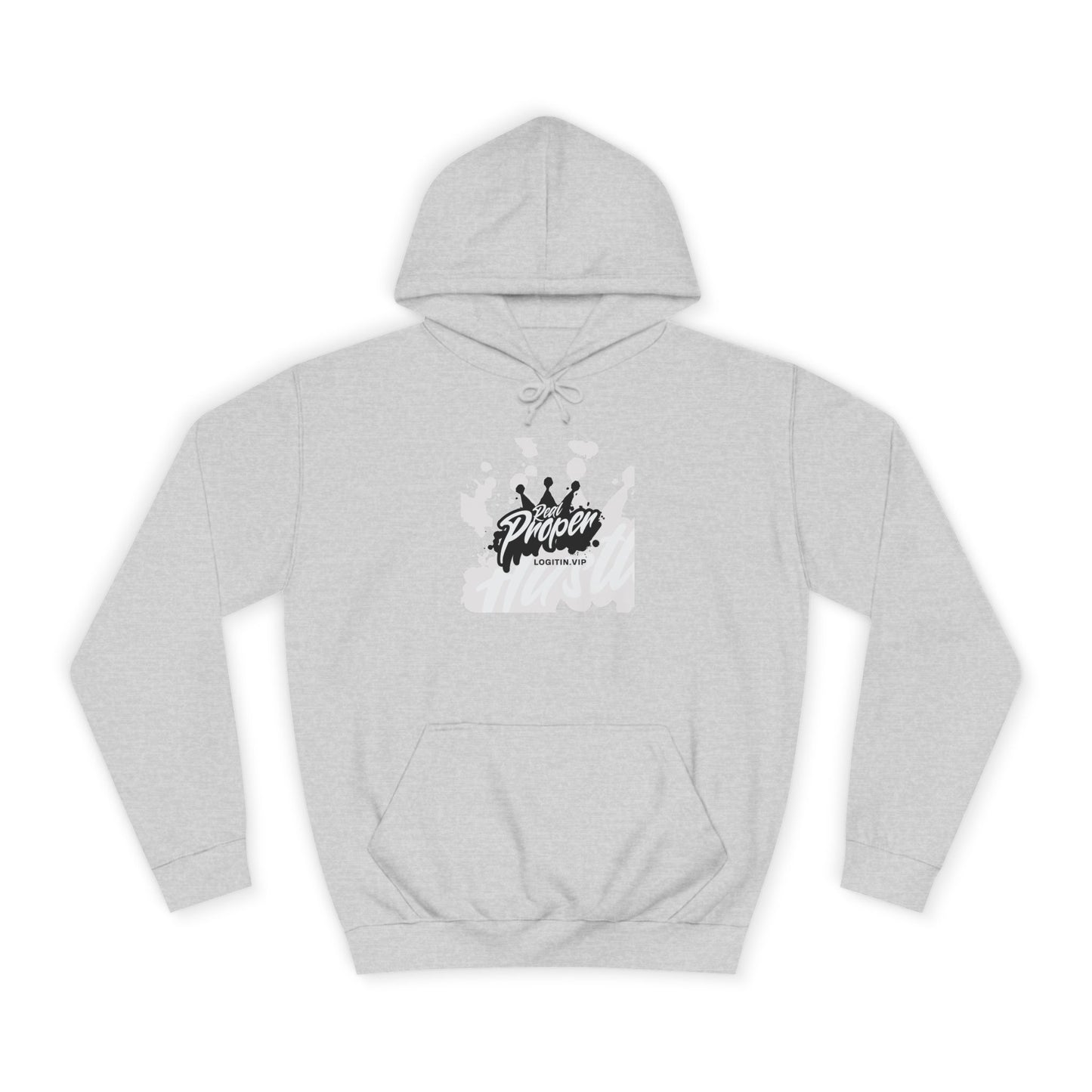 Unisex Hoodie with 'Real Proper' Design | Stylish Casual wear ,Events, Lounge, Gift Idea