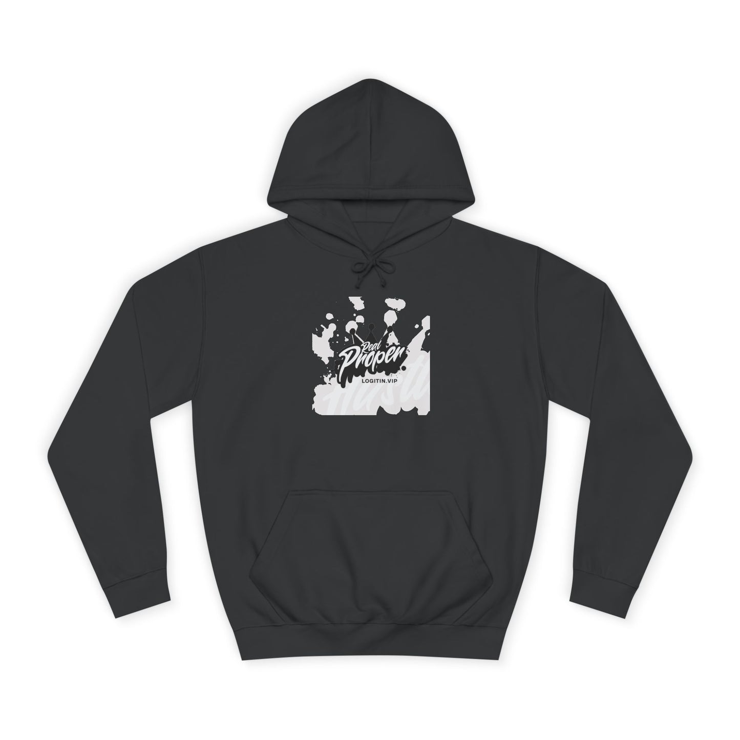Unisex Hoodie with 'Real Proper' Design | Stylish Casual wear ,Events, Lounge, Gift Idea