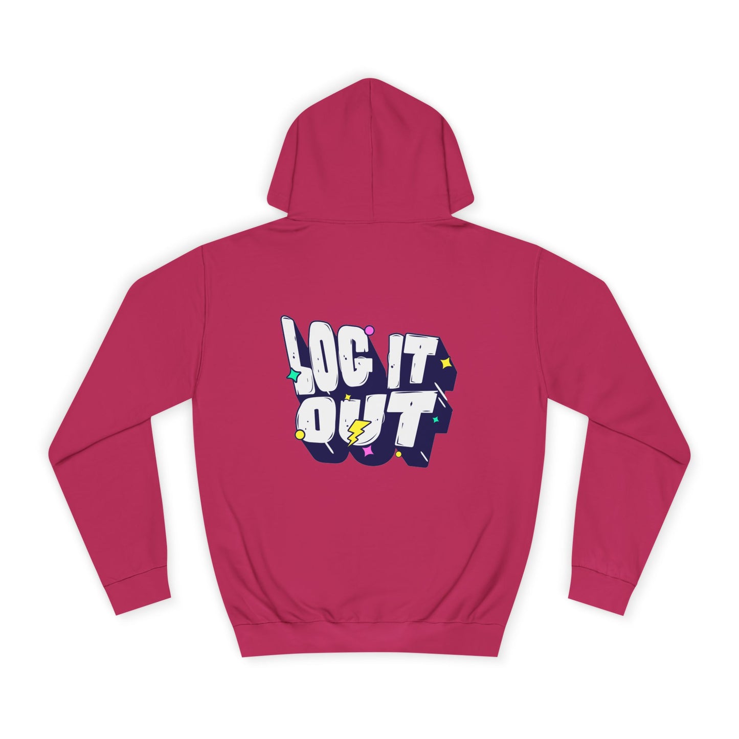 Unisex Hoodie with 'LOC IT OUT' Graphic, Cozy Casual Wear, Perfect for Events, Great Gift Idea