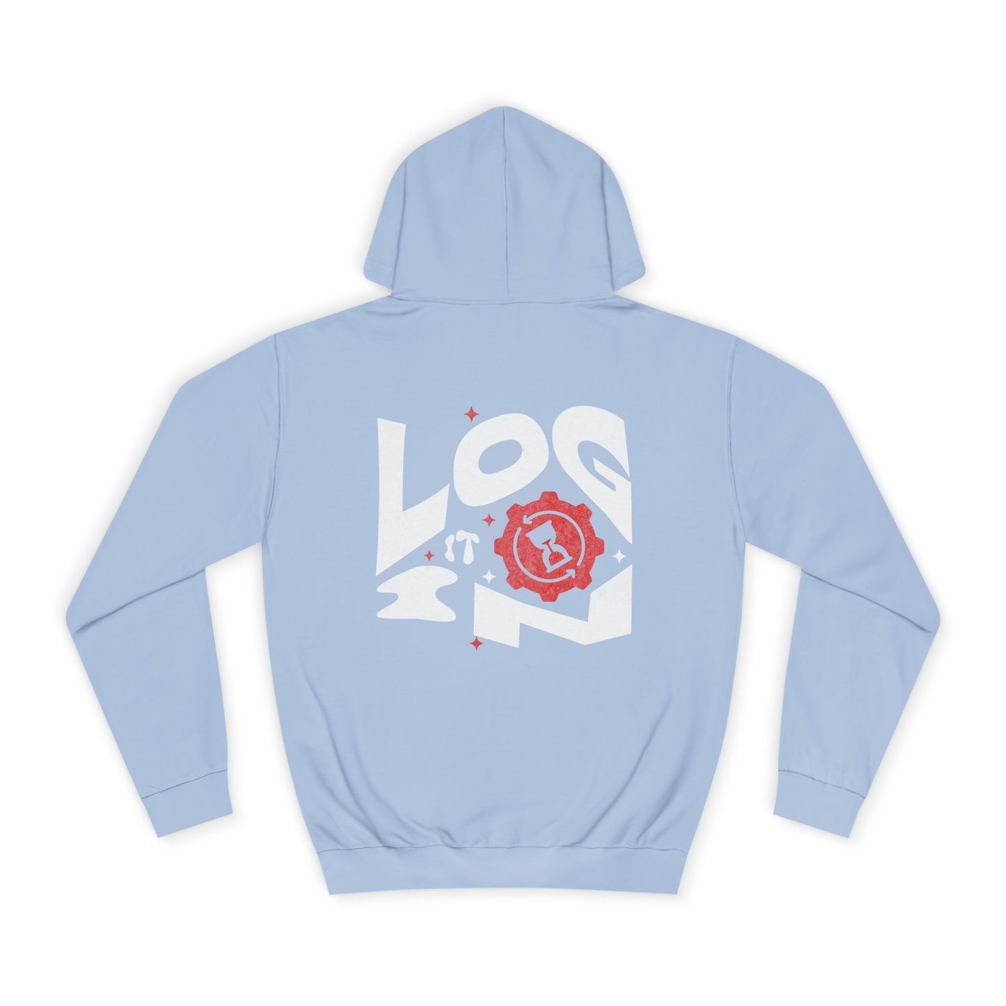 Stylish Log it in Hoodie, Cozy Athletic Wear, Graphic Hoodie, Trendy Apparel, Perfect for Life