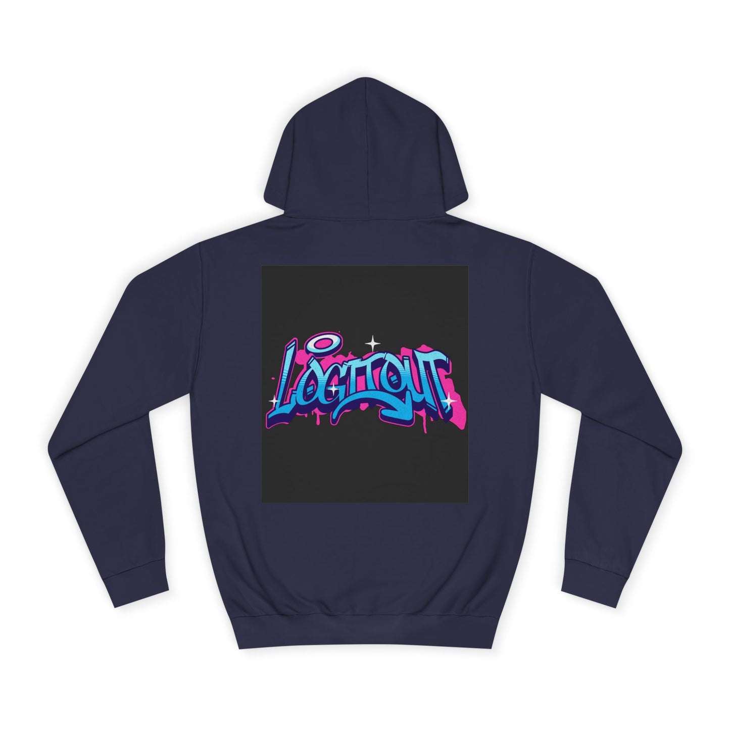 Unisex Hoodie with Colorful Graffiti Design - Trendy Streetwear, Perfect for Life, Gift, Casual Wear