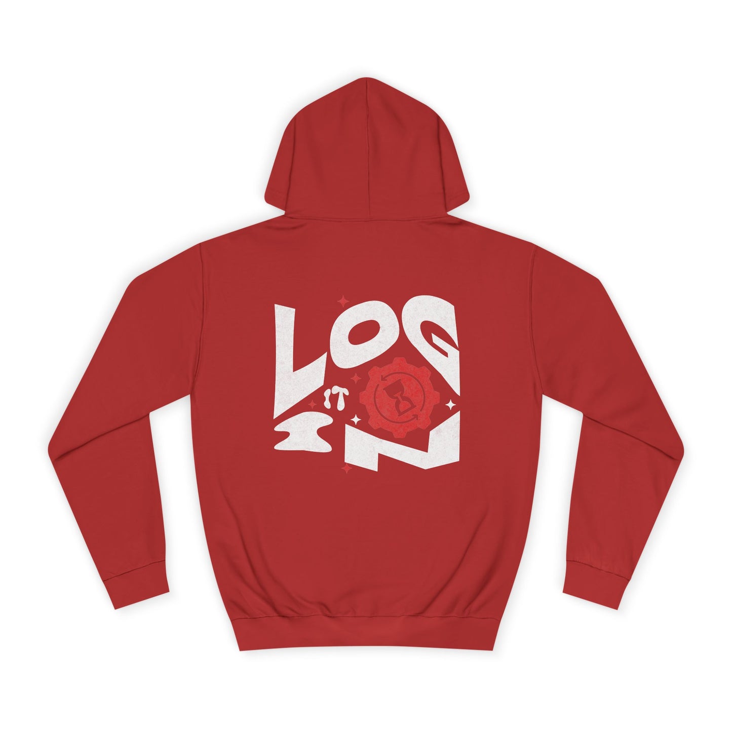 Stylish Log it in Hoodie, Cozy Athletic Wear, Graphic Hoodie, Trendy Apparel, Perfect for Life