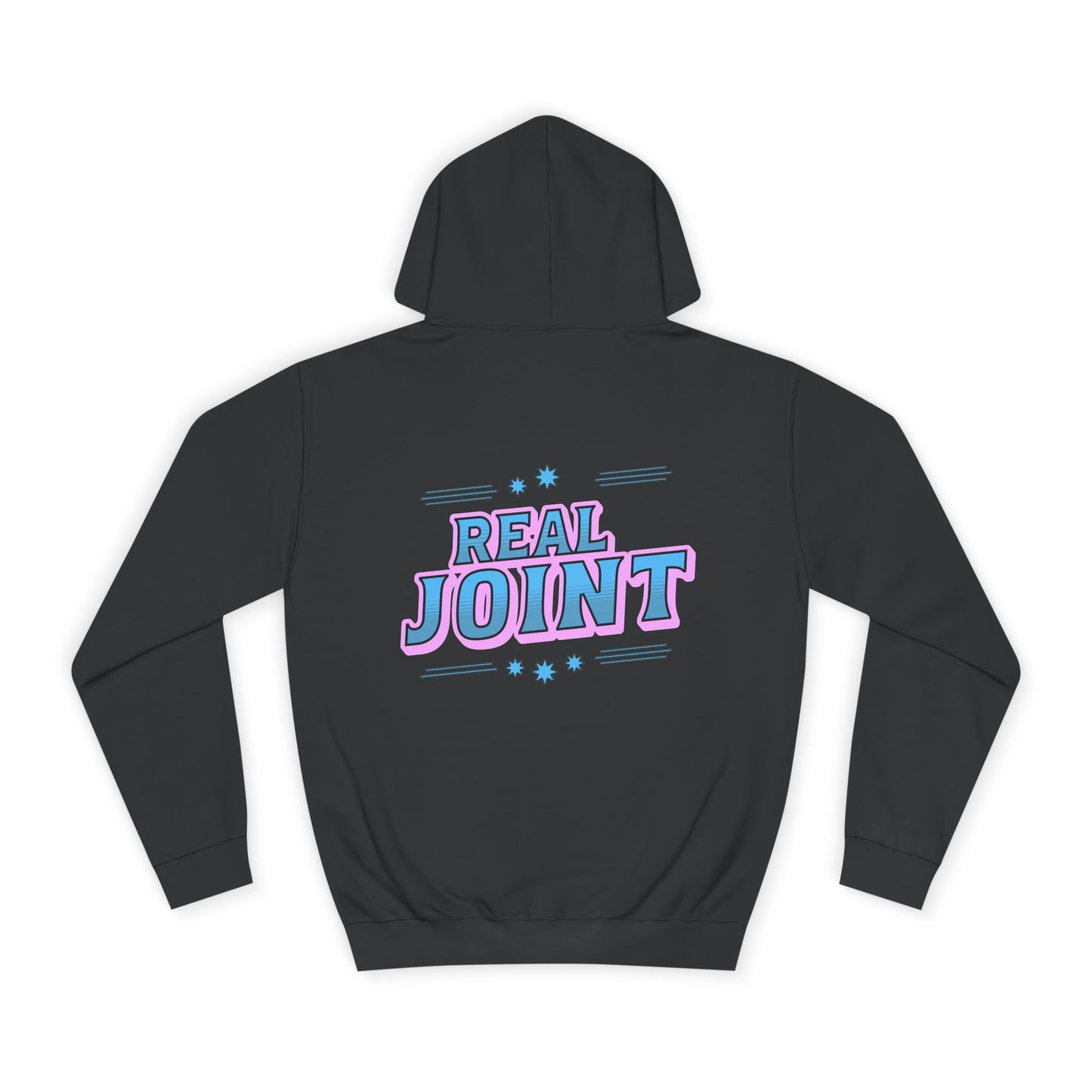 Unisex Hoodie - 'Real Joint' Graphic Sweatshirt for Casual Style